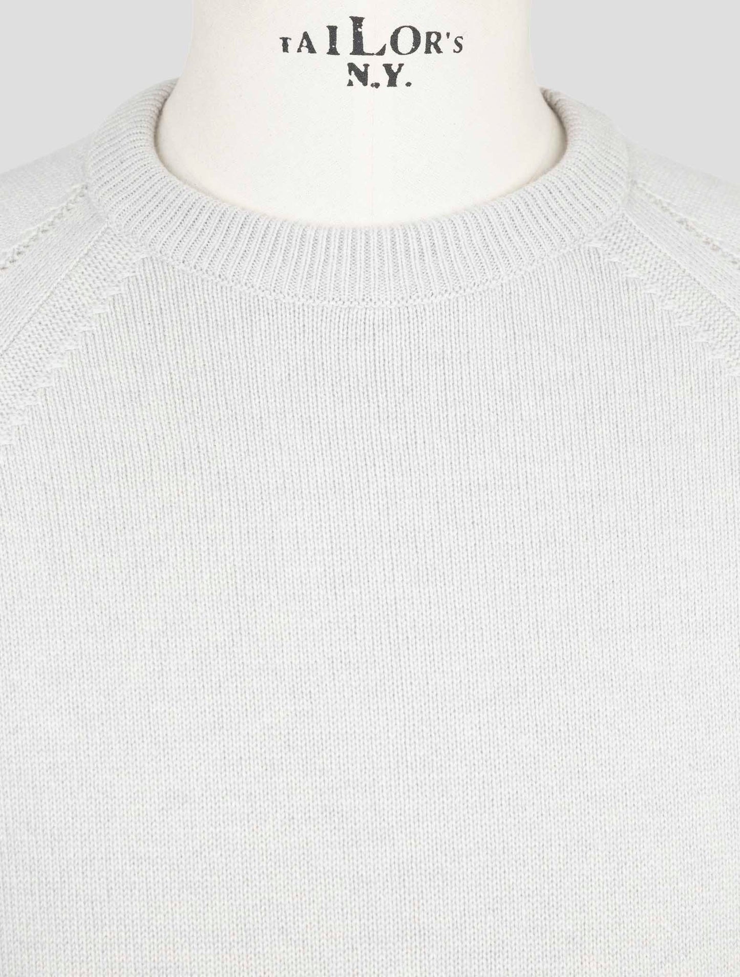 Kiton Gray Cashmere Sweater Crewneck