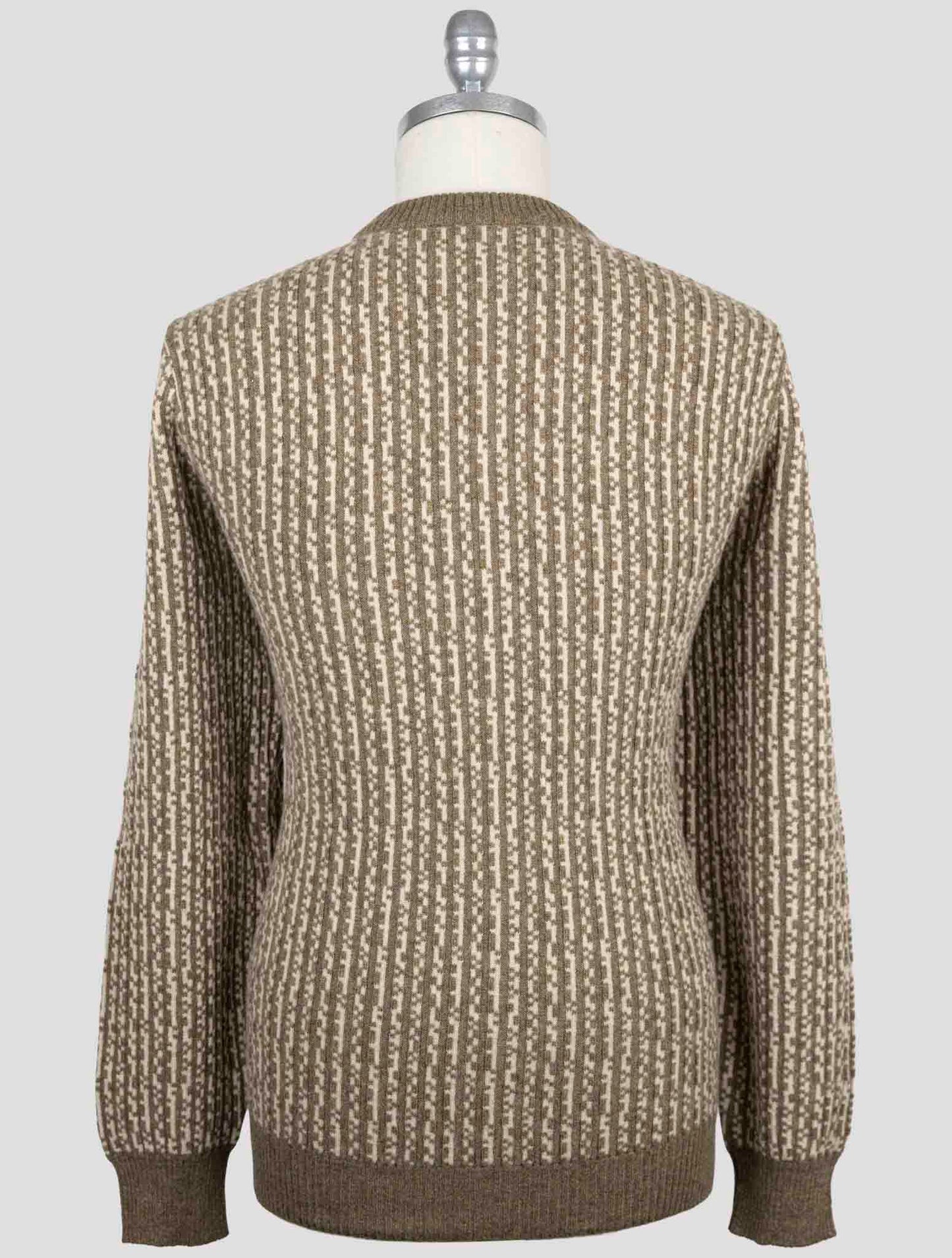 Kiton Beige Cashmere Sweater Crewneck