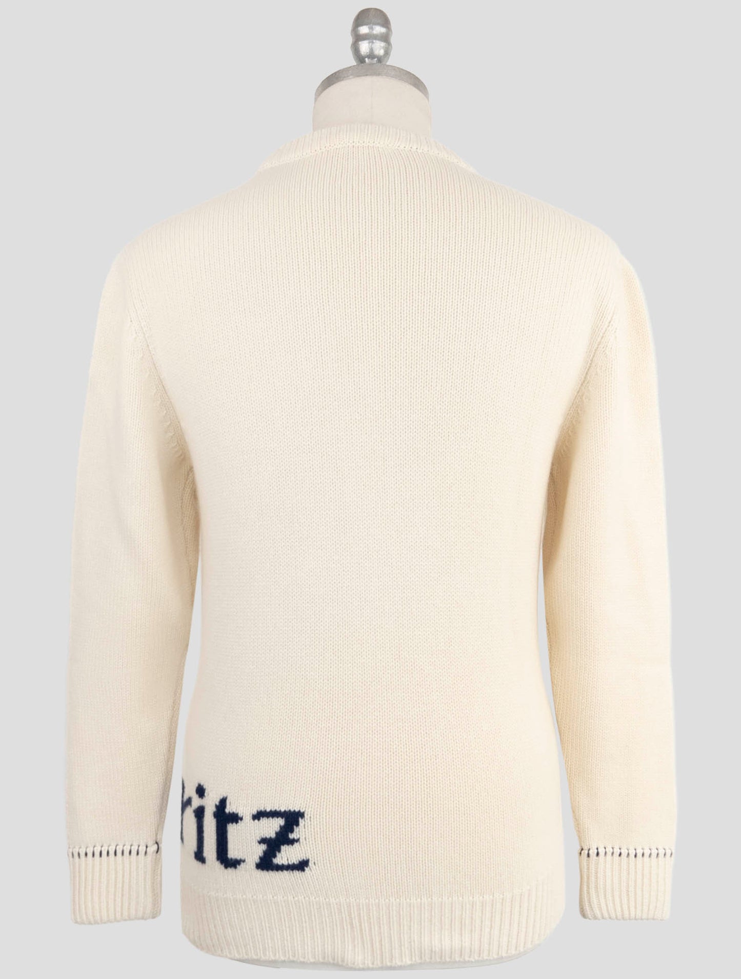 Kiton Beige Cashmere Sweater Crewneck