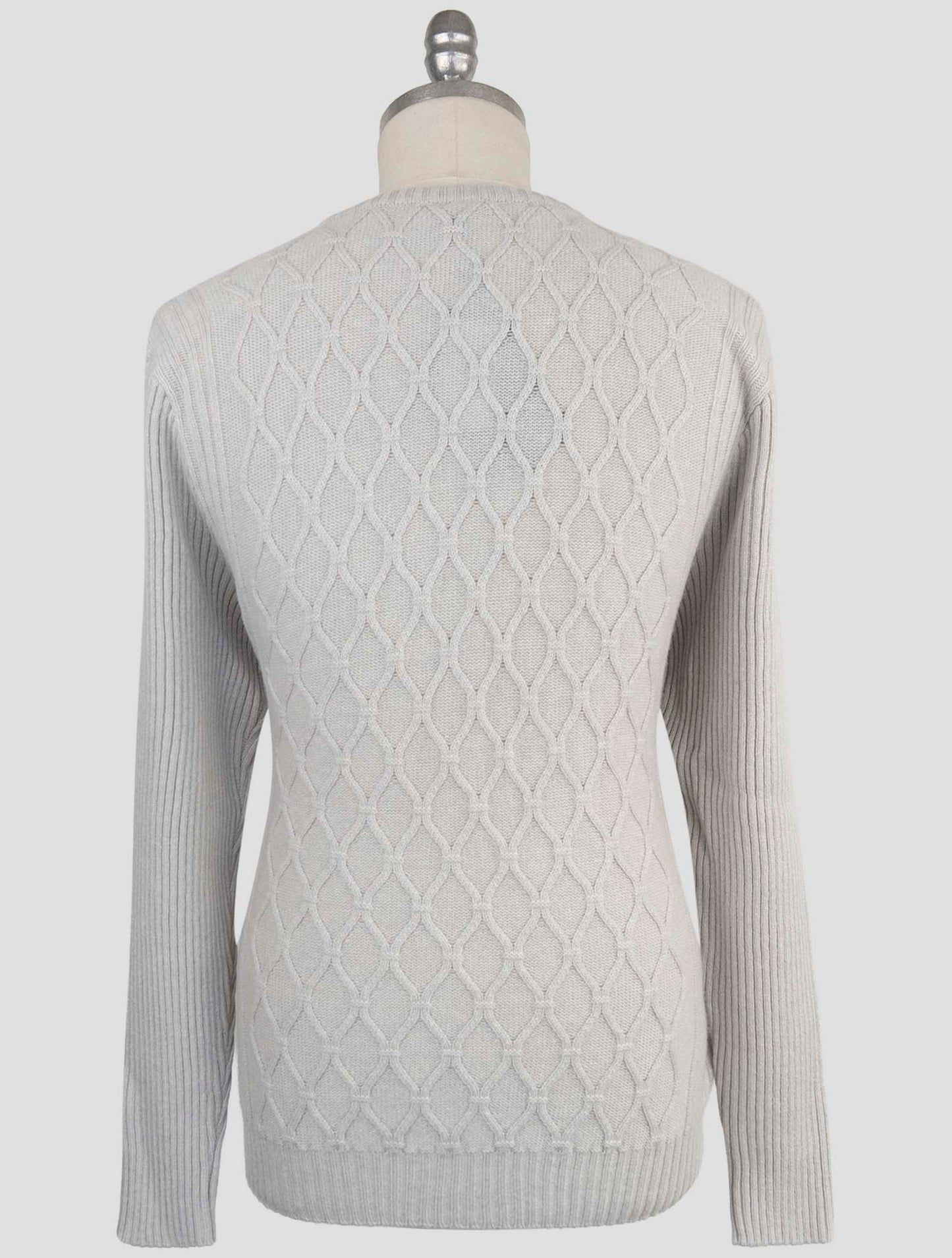 Kiton Gray Cashmere Sweater Crewneck