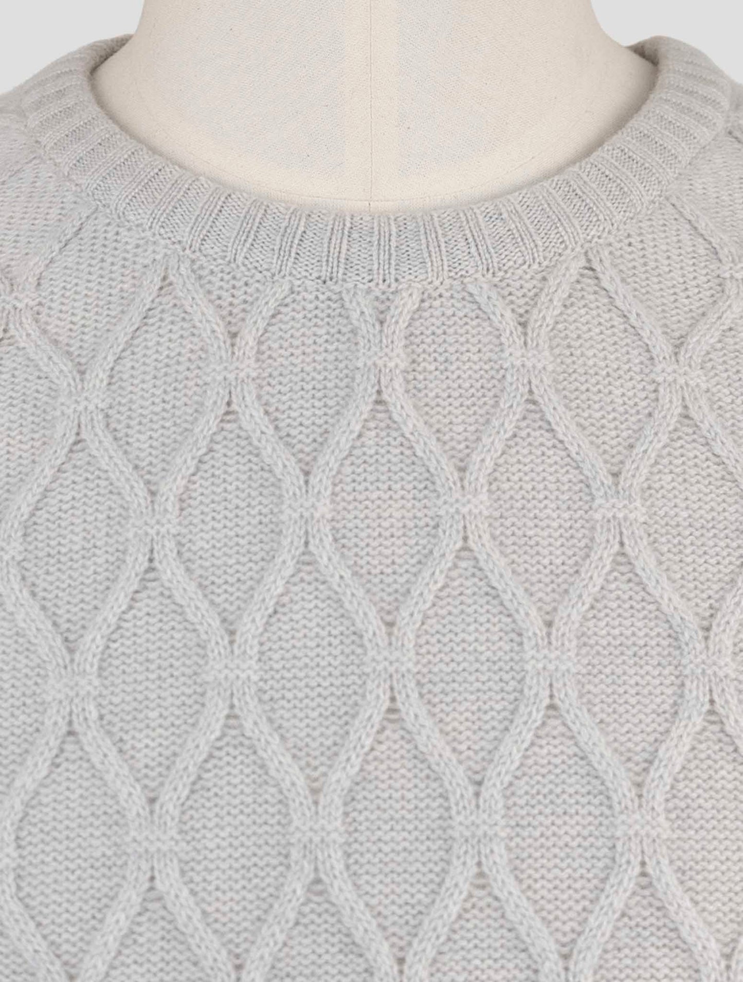 Kiton Gray Cashmere Sweater Crewneck
