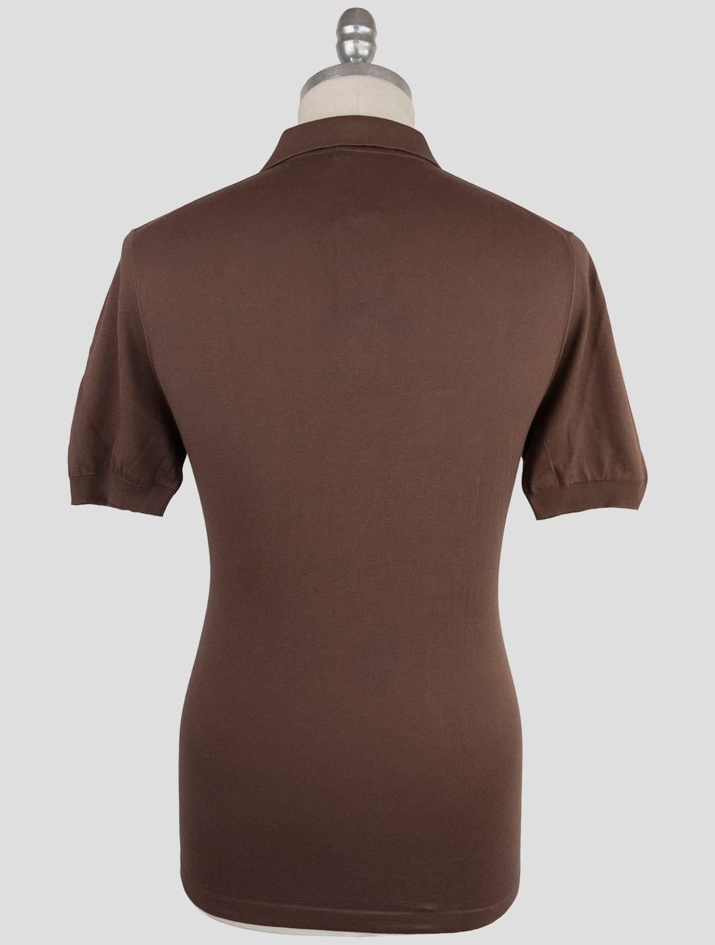 Kiton Brown Cotton Polo