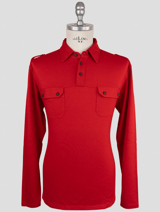 Kiton Green Cashmere Silk Sweater Polo