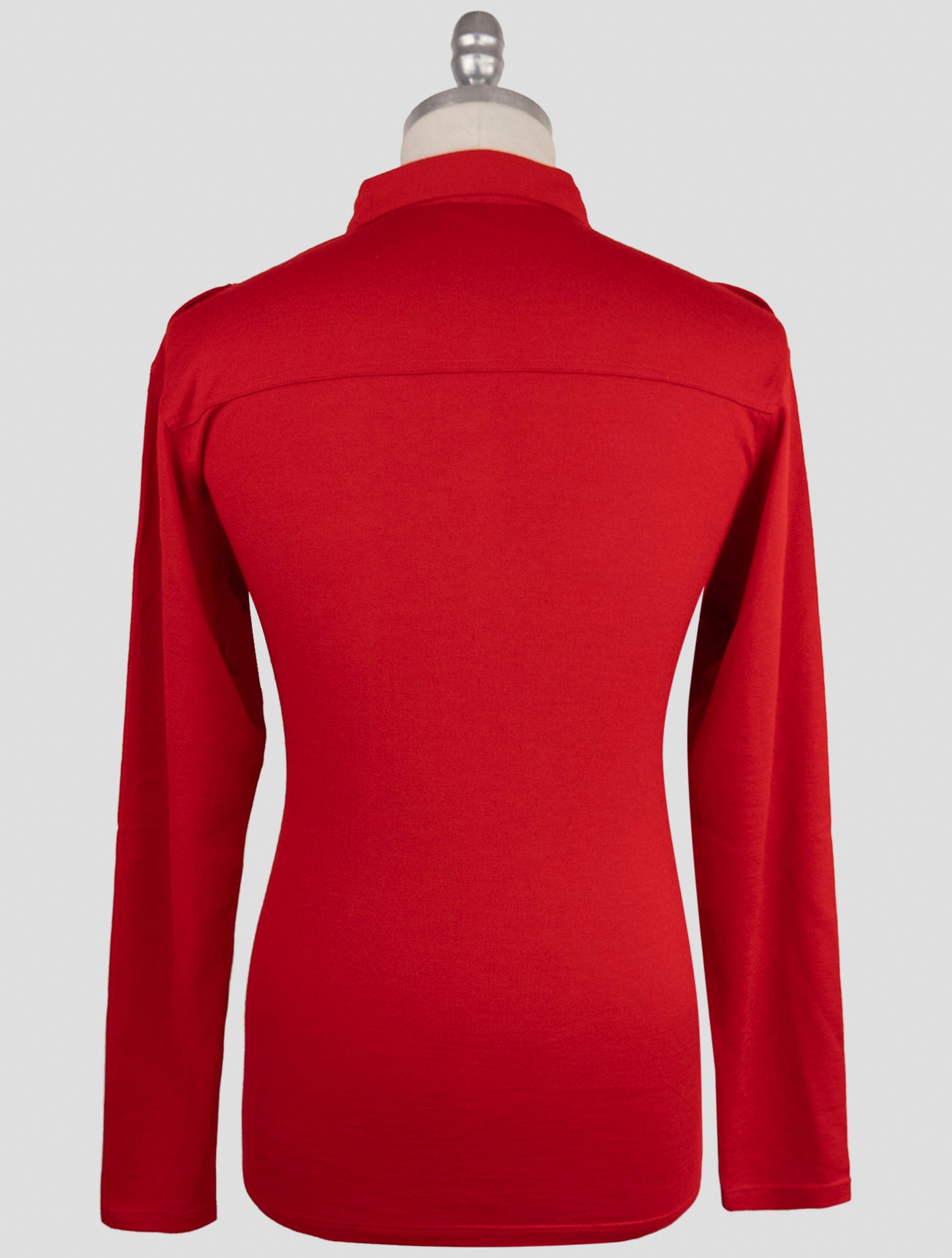 Kiton Green Cashmere Silk Sweater Polo