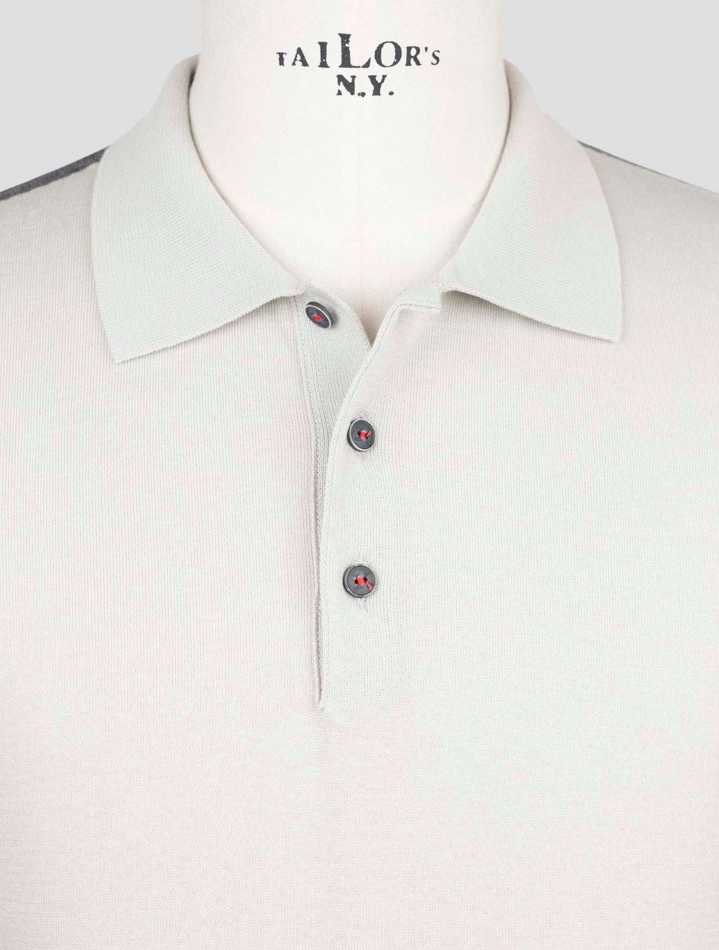 Kiton Beige Cotton Polo