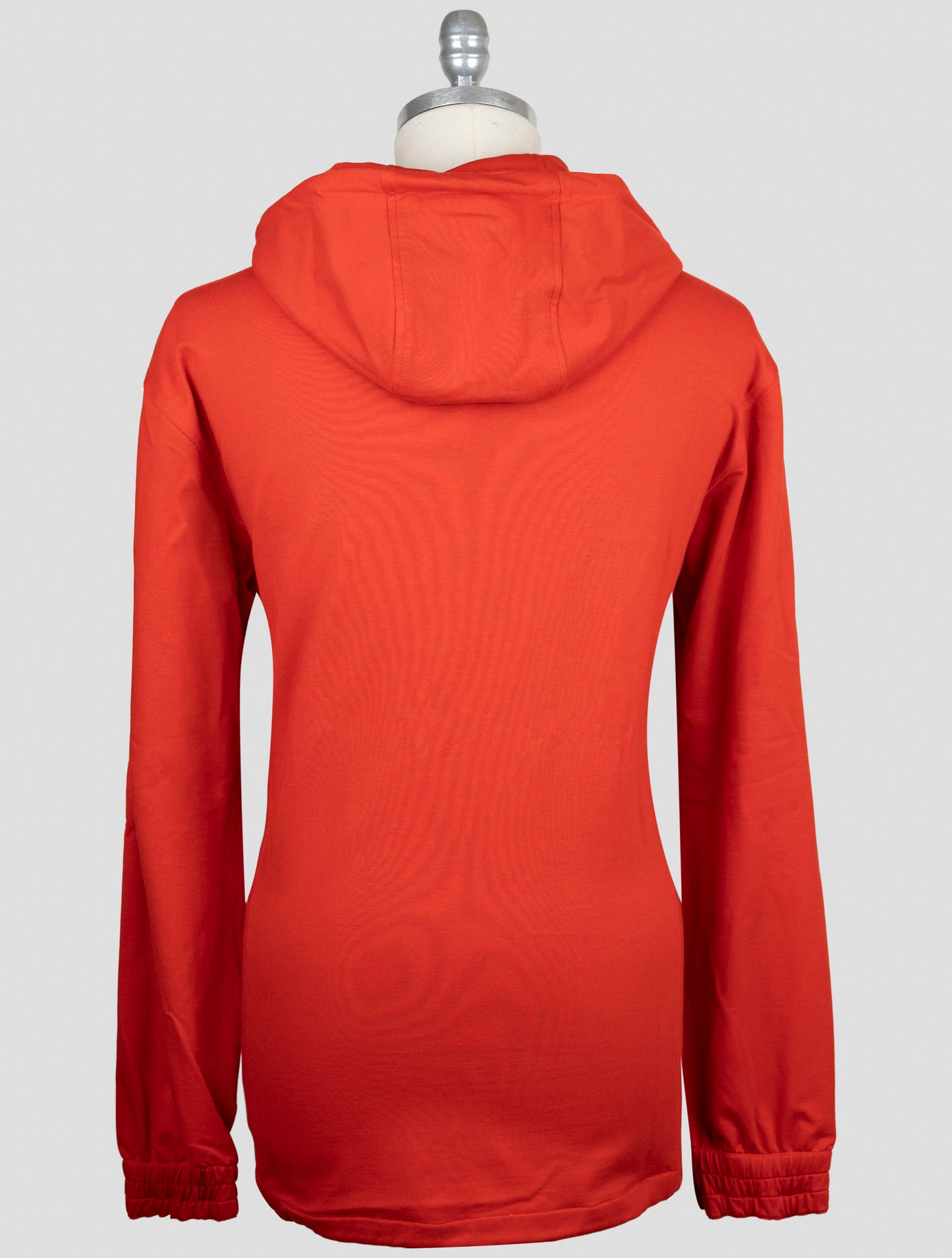 Kiton Red Cotton Ea Sweater Full Zip