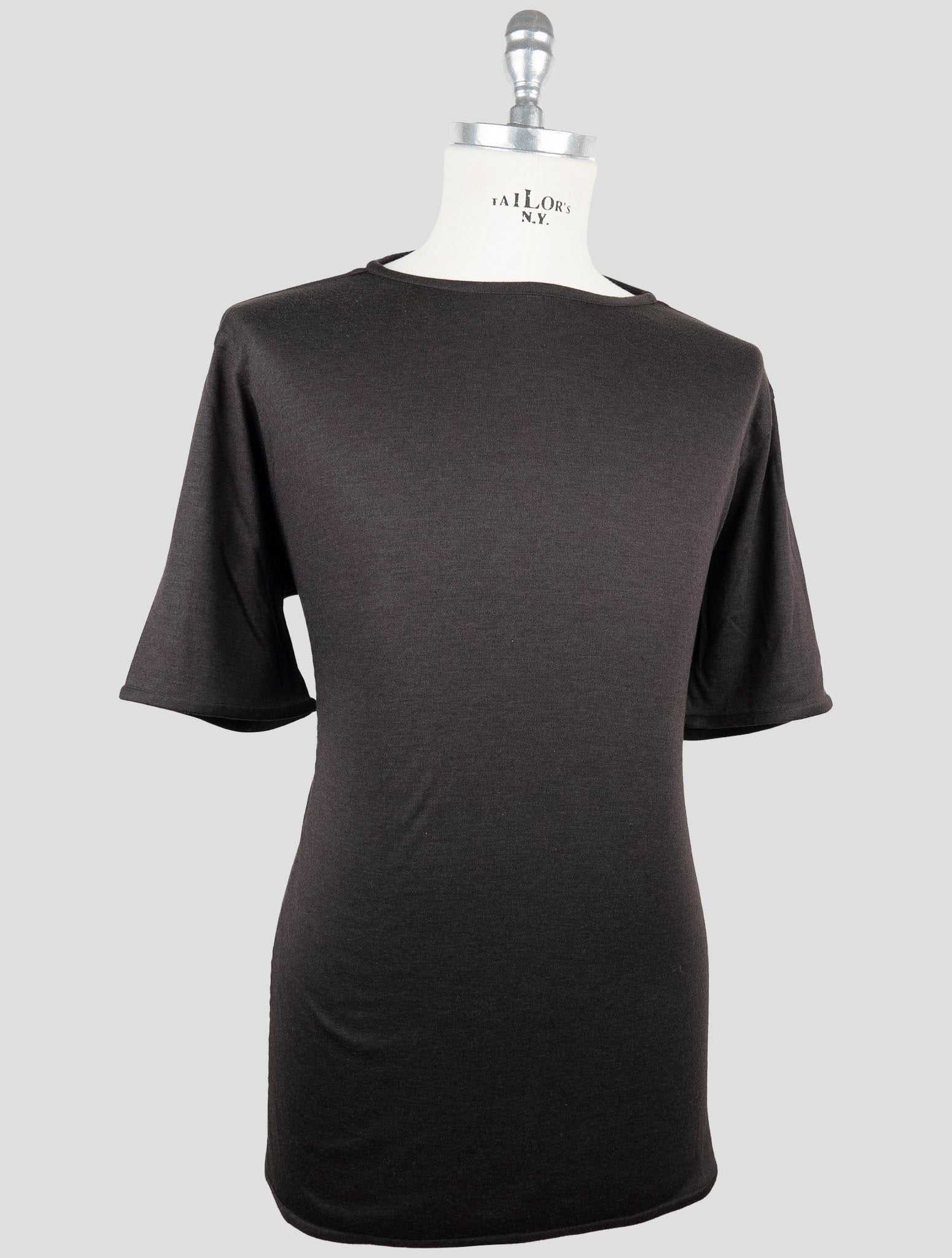 Kiton Brown Cashmere Silk T-Shirt