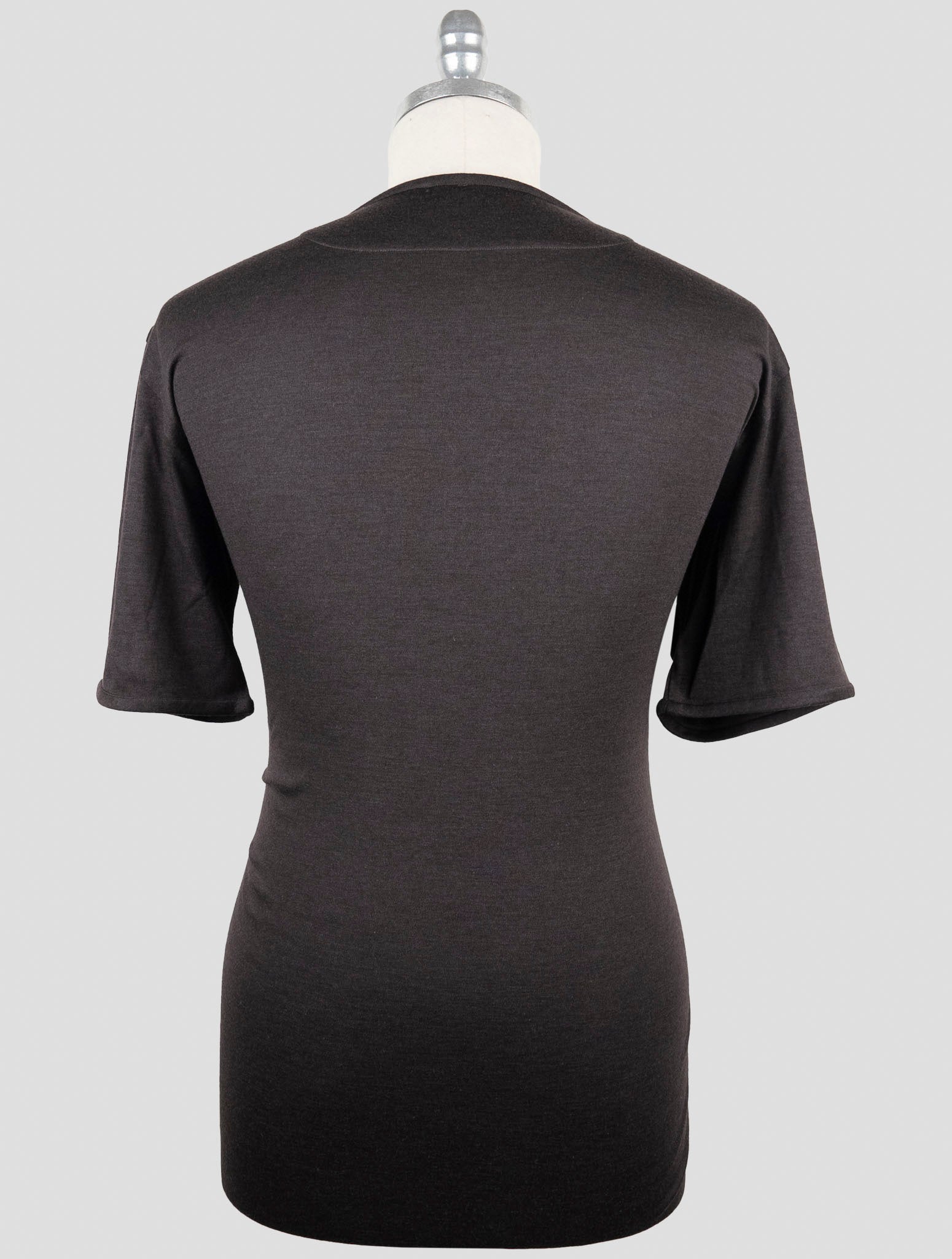 Kiton Brown Cashmere Silk T-Shirt