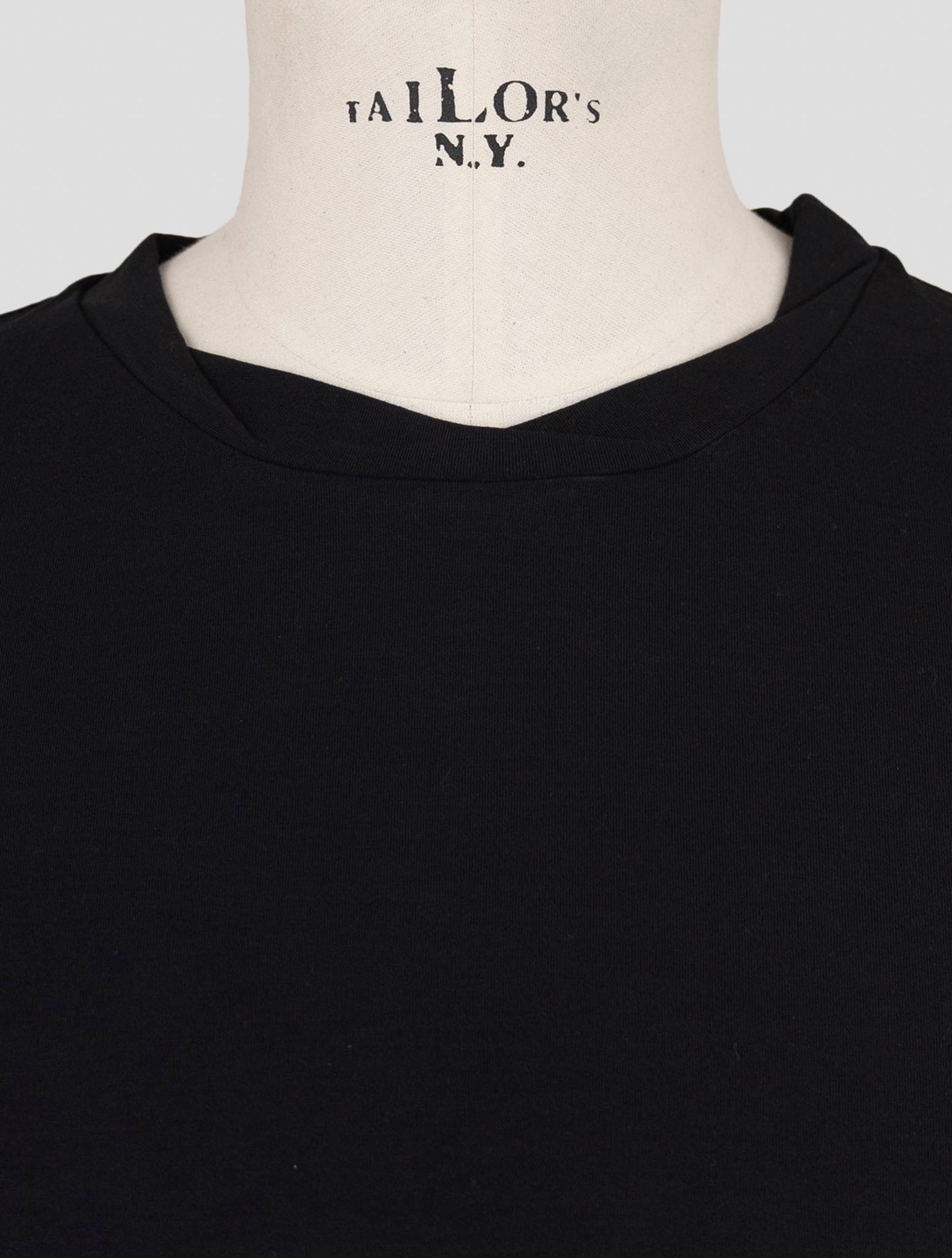 Kiton Knt Black Cotton Sweater Crewneck