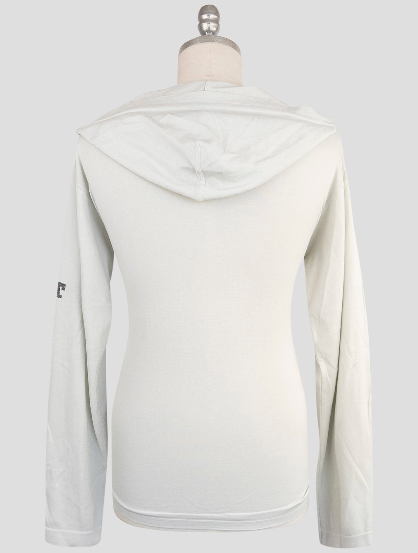 Kiton Knt Gray Cotton Sweater Hoodie