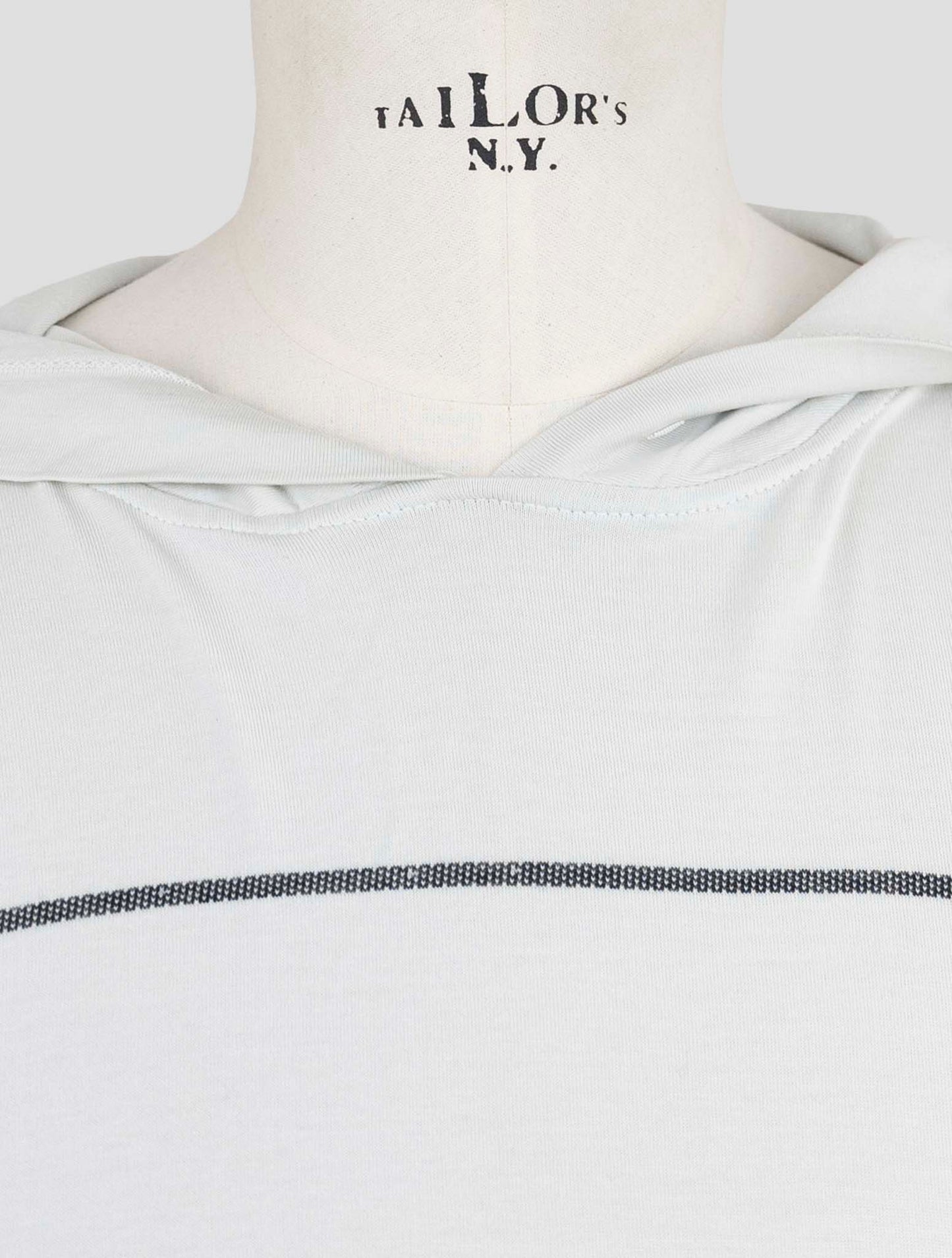 Kiton Knt Gray Cotton Sweater Hoodie