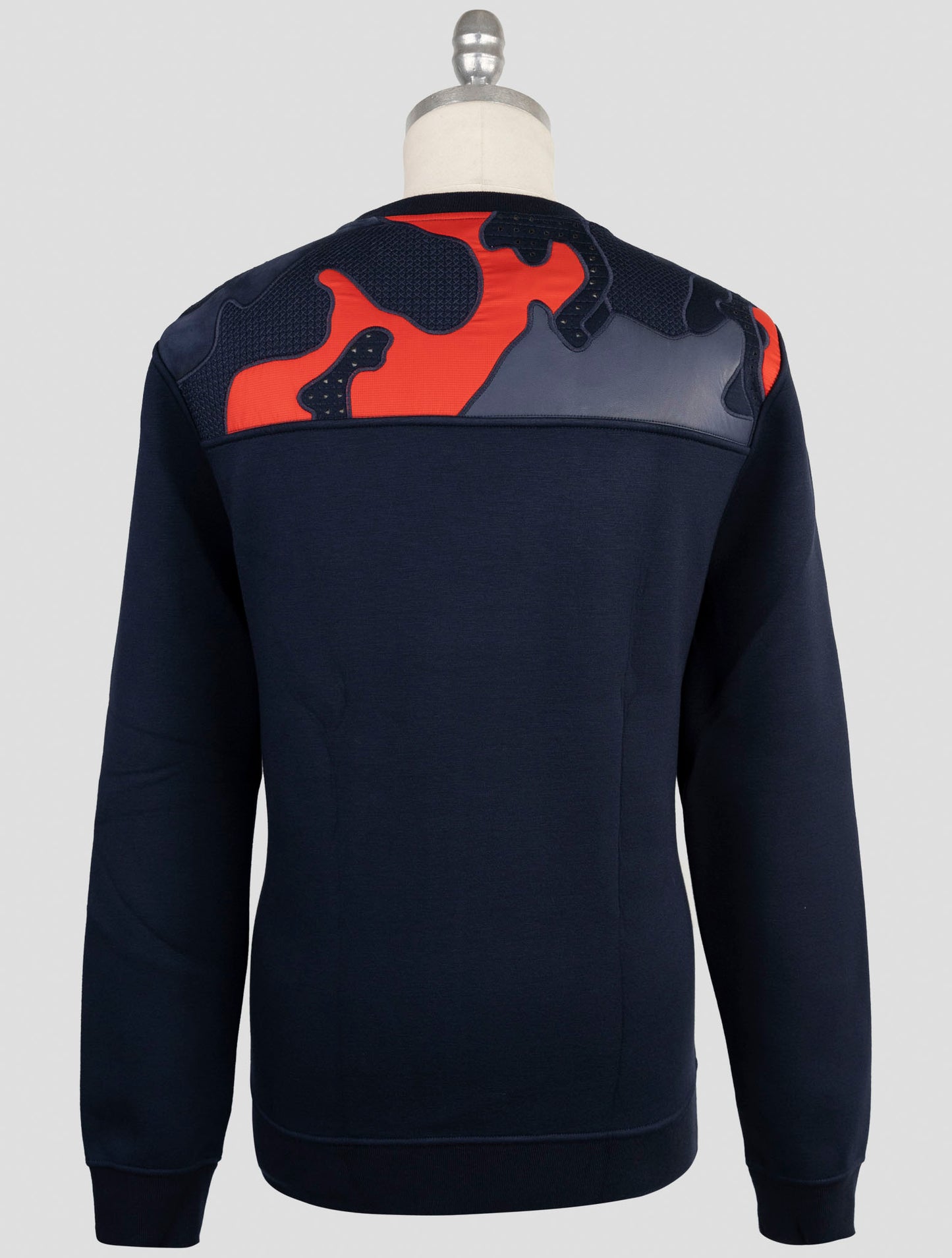 Kiton Knt Blue Viscose Ea Sweater Crewneck