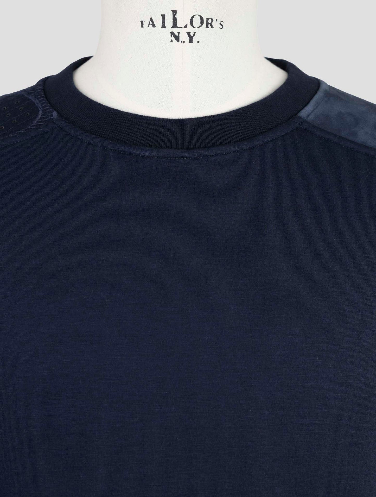 Kiton Knt Blue Viscose Ea Sweater Crewneck