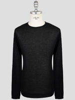Kiton Knt Black Cashmere Silk Sweater Turtleneck