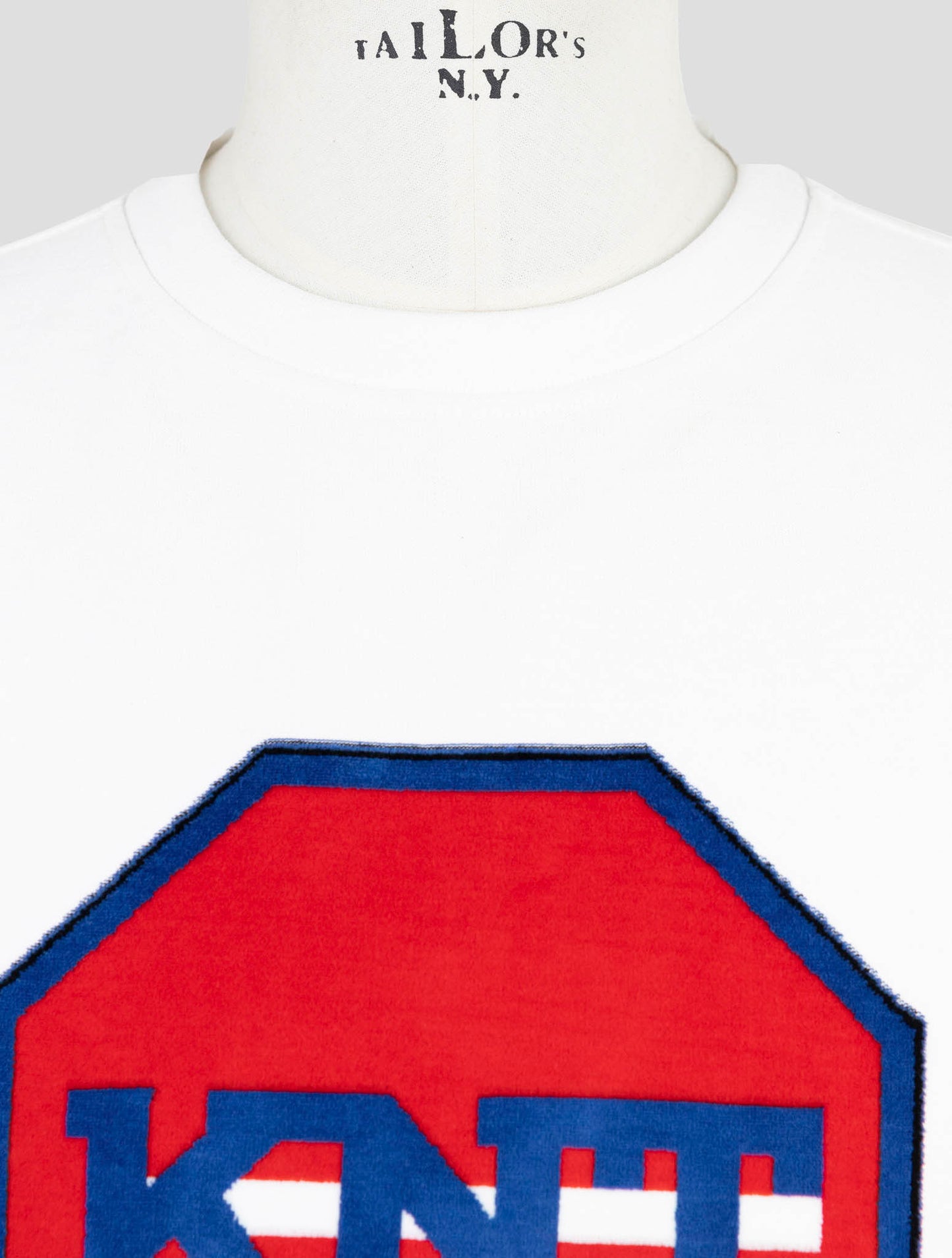 Kiton Knt White Cotton Sweater Crewneck