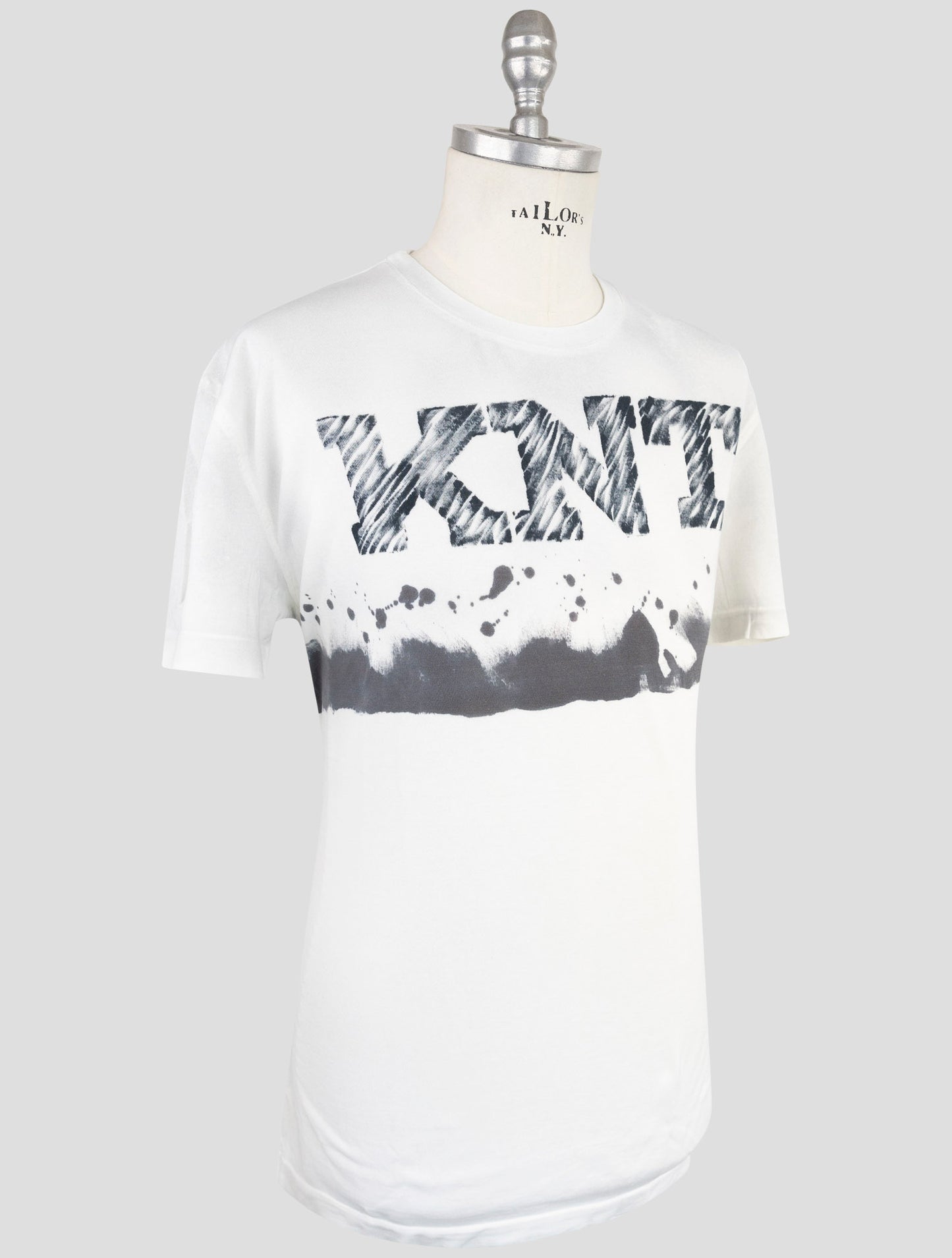 Kiton Knt White Cotton T-Shirt