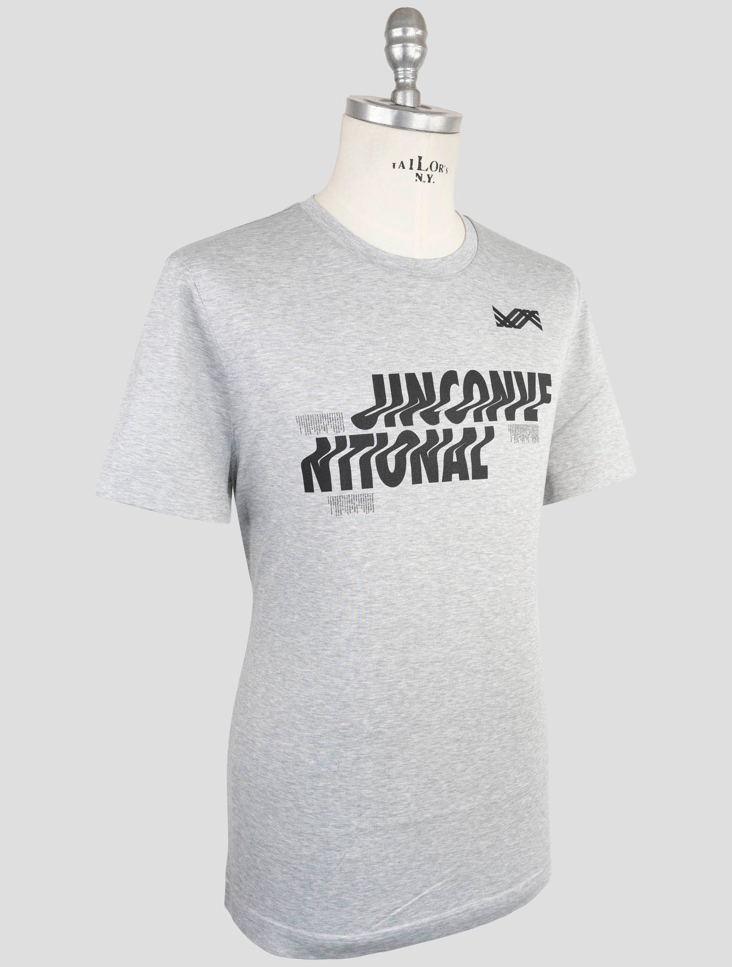 Kiton Knt Gray Cotton T-Shirt