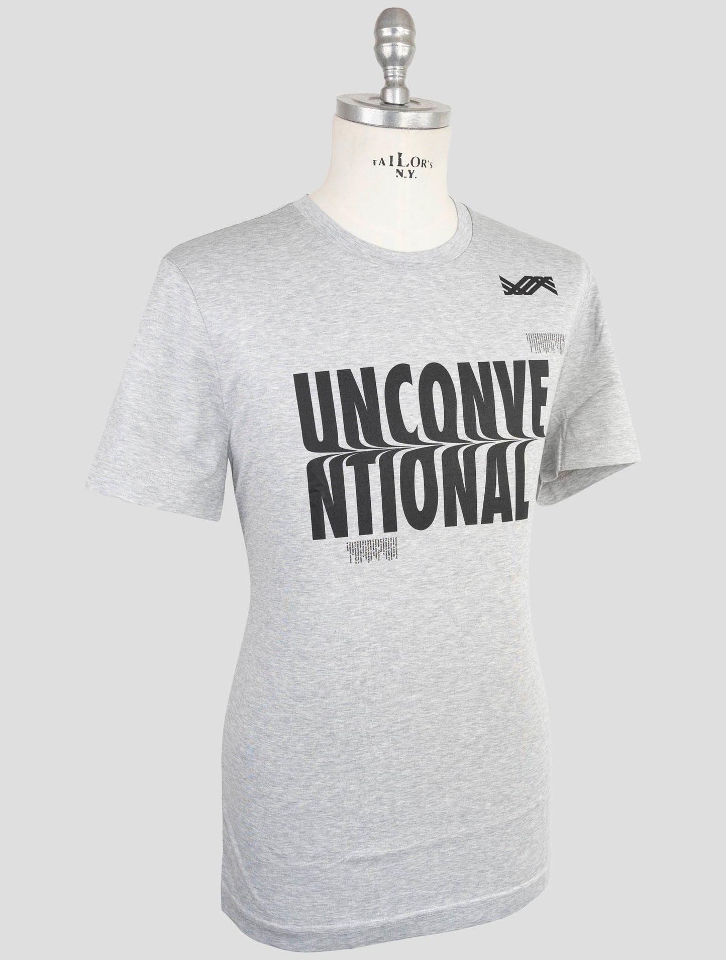 Kiton Knt Gray Cotton T-Shirt