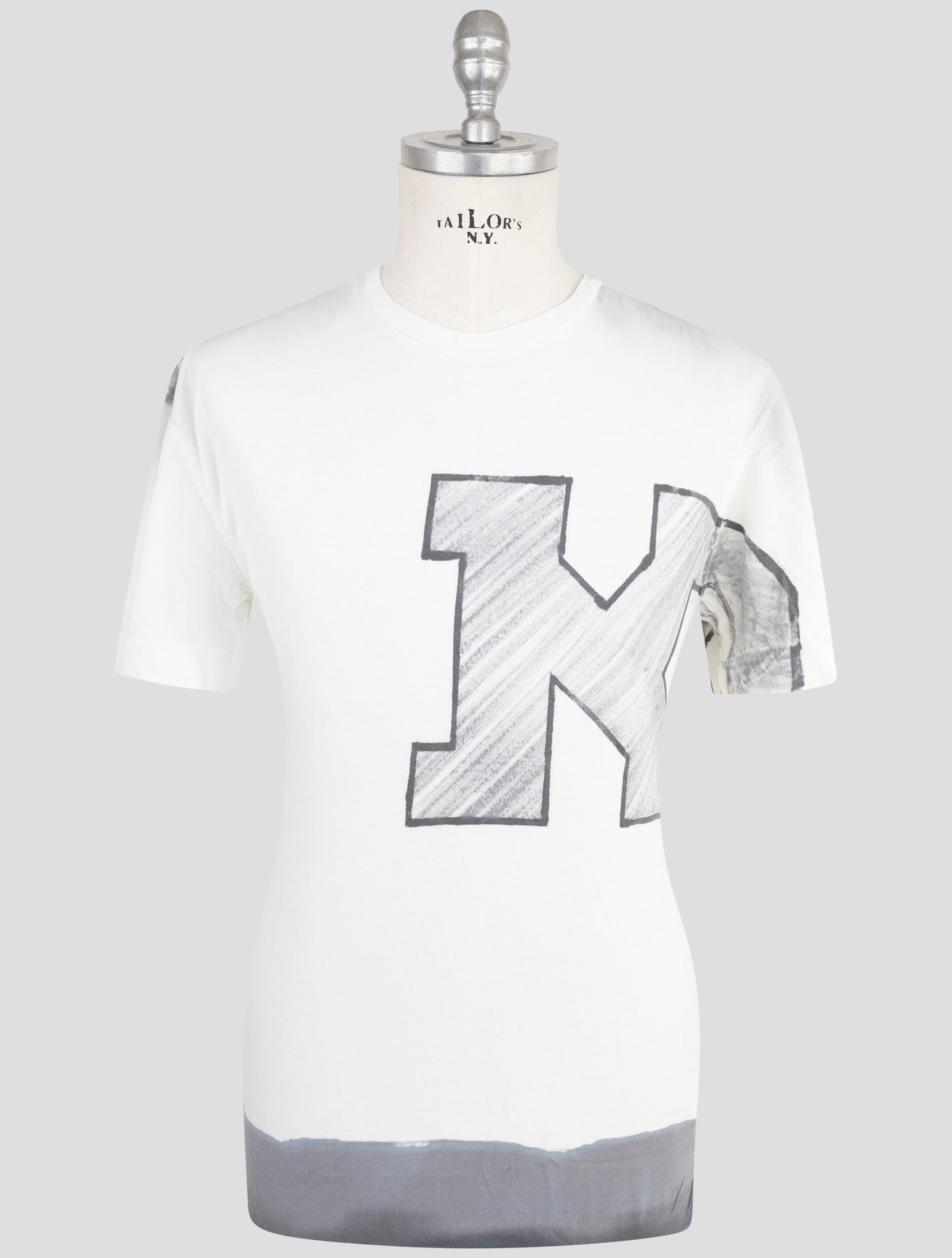 Kiton Knt White Cotton T-Shirt