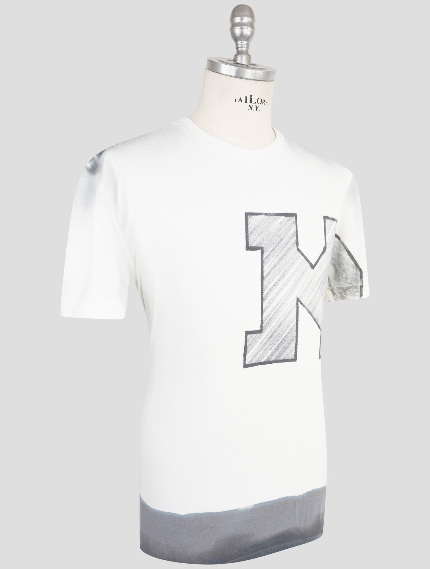 Kiton Knt White Cotton T-Shirt