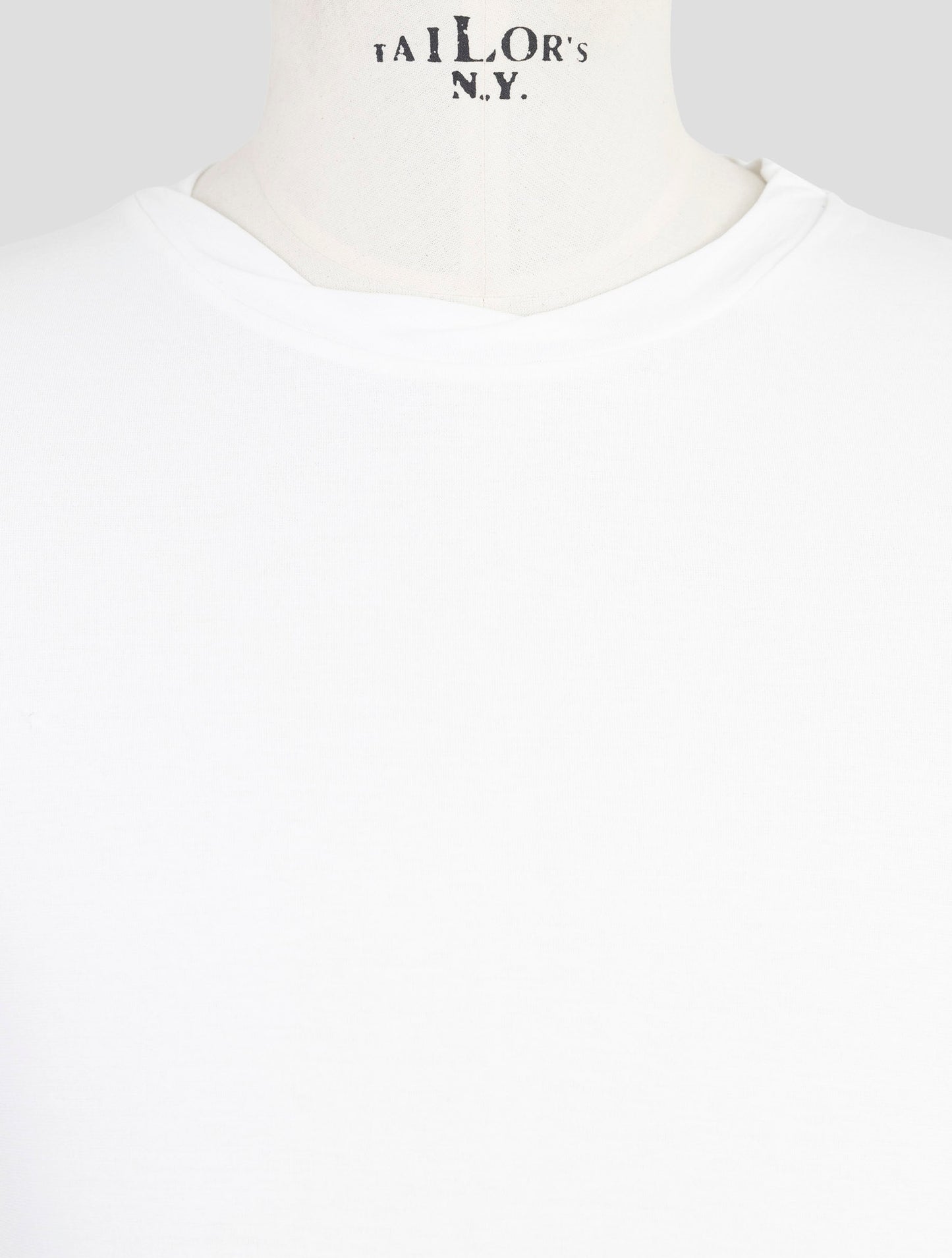 Kiton Knt White Cotton Sweater Crewneck