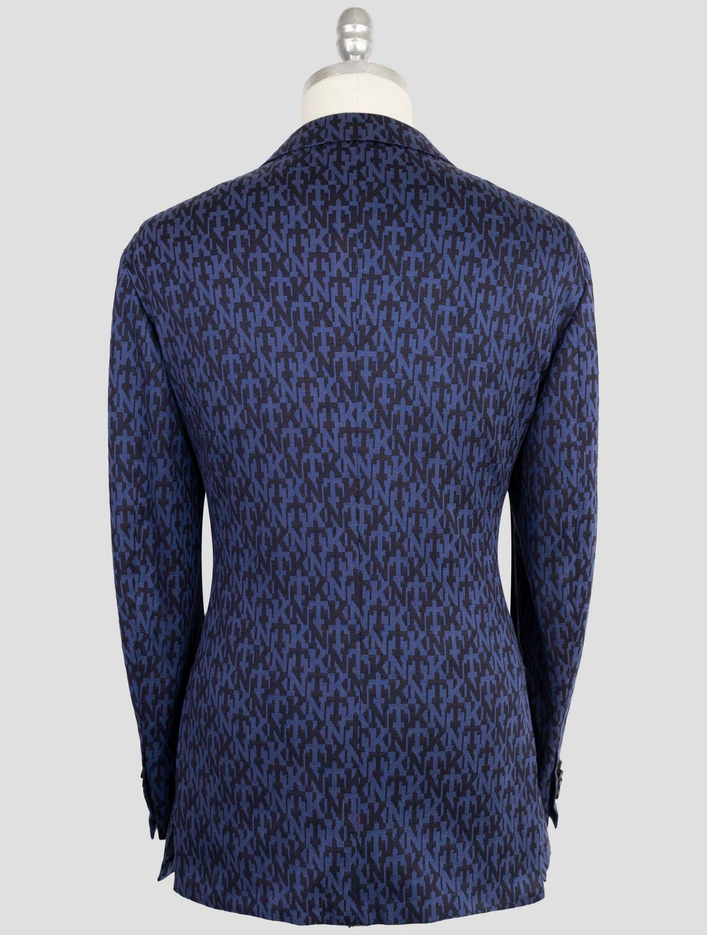 Kiton Knt Blue Cotton Cashmere Pa Blazer