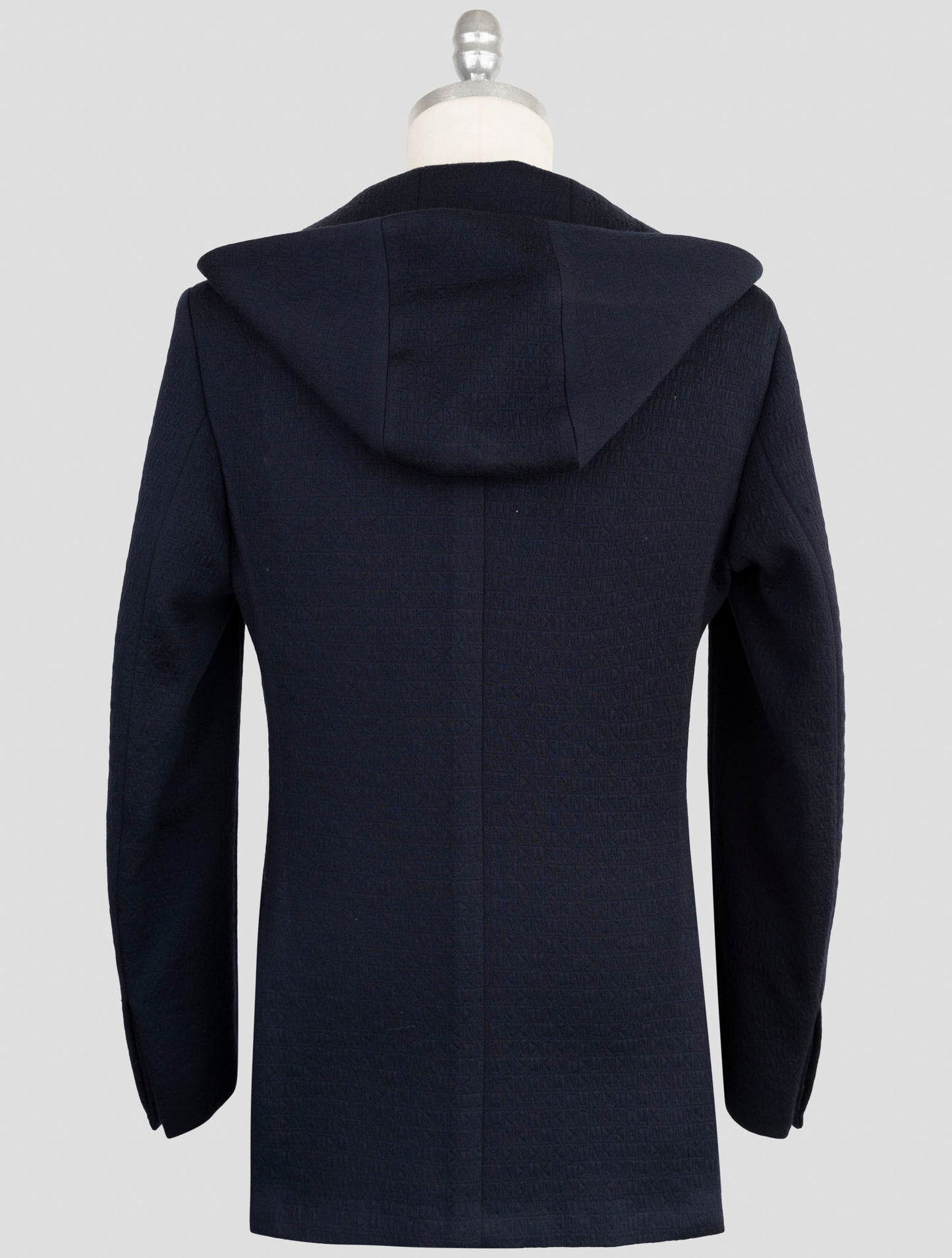 Kiton Knt Dark Blue Virgin Wool Blazer