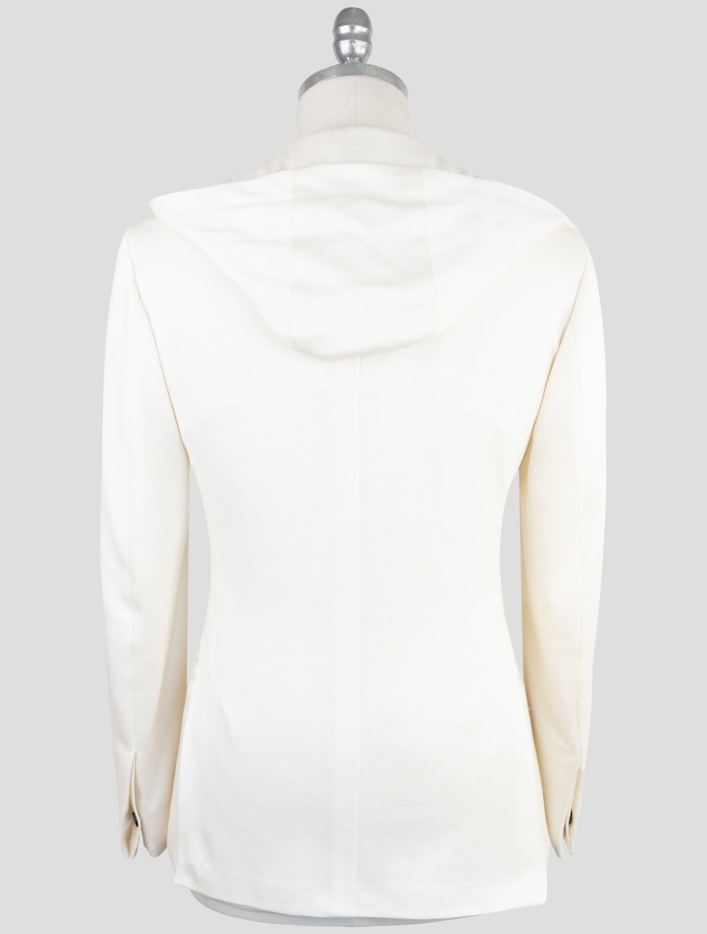 Kiton Knt White Cashmere Cotton Pa Blazer