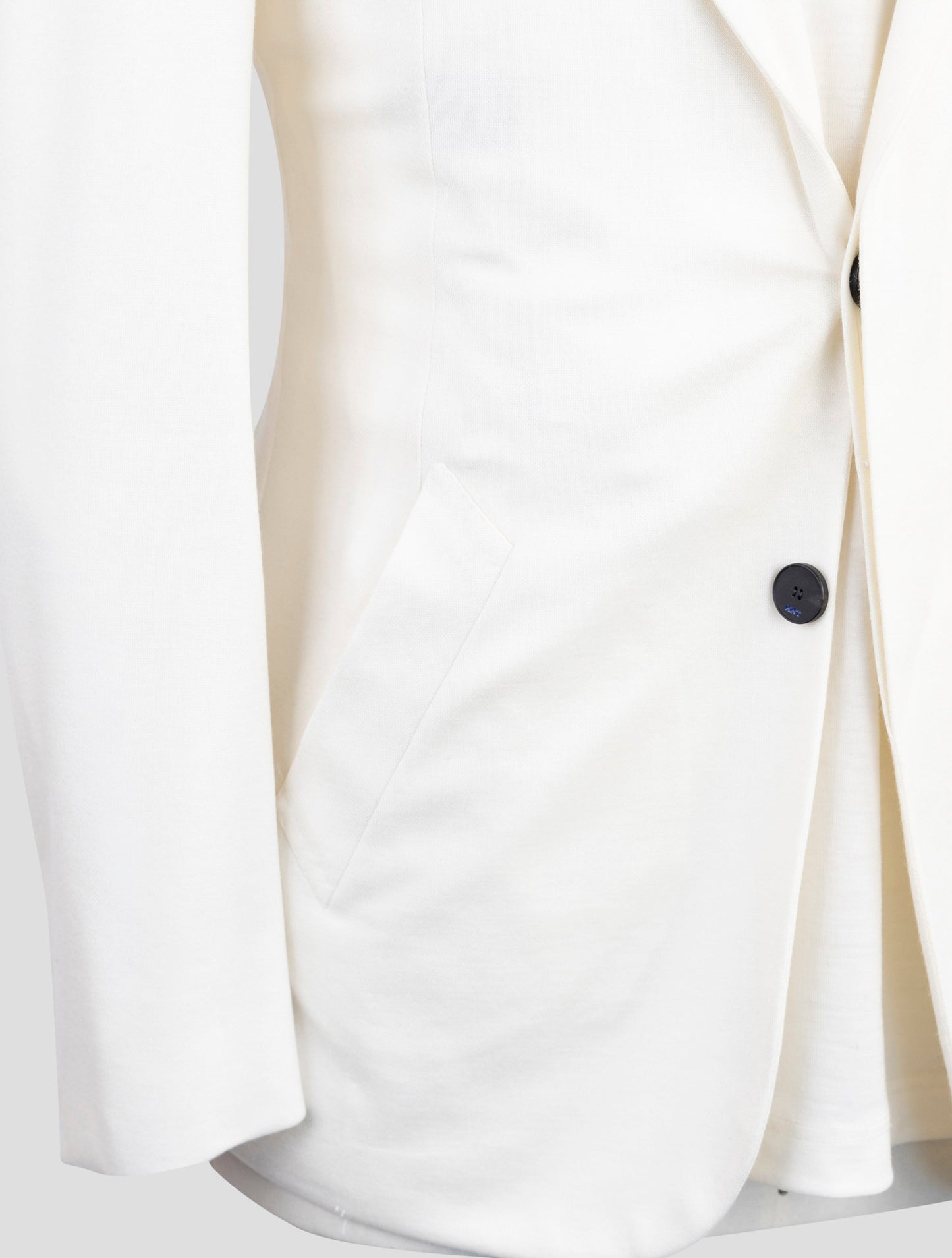 Kiton Knt White Cashmere Cotton Pa Blazer
