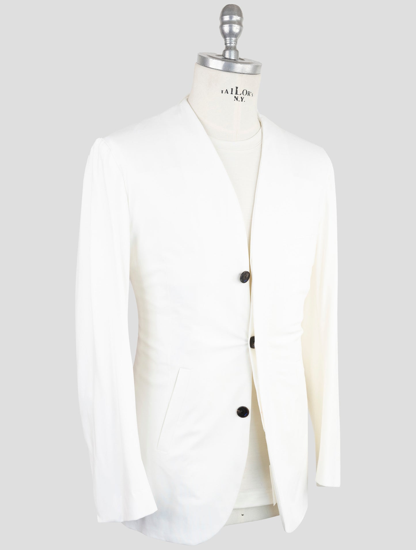 Kiton Knt White Pa Ea Blazer
