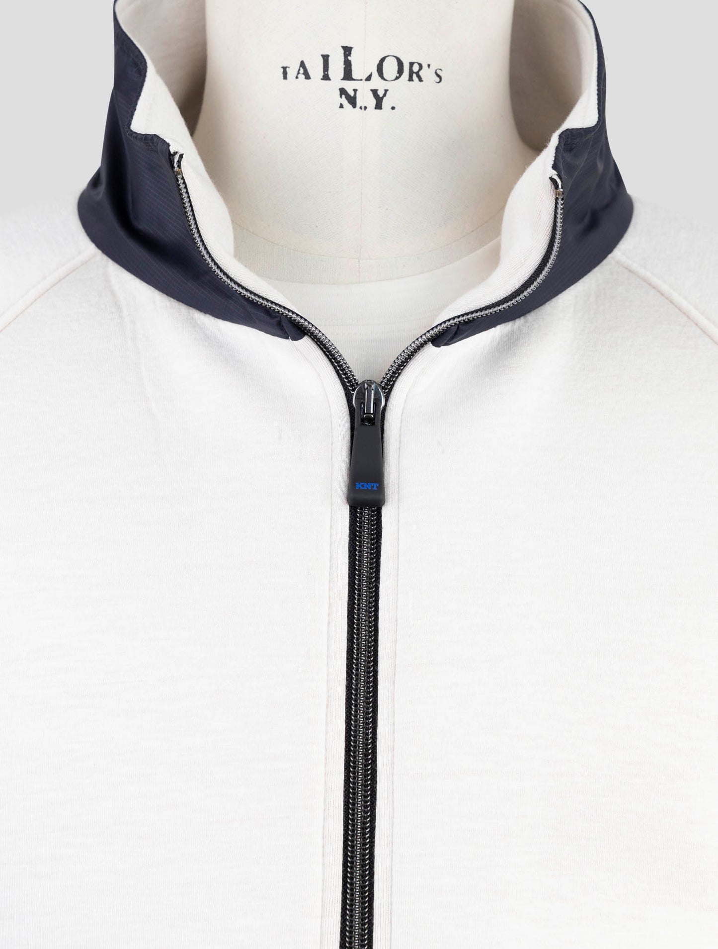 Kiton Knt White Viscose Ea Coat