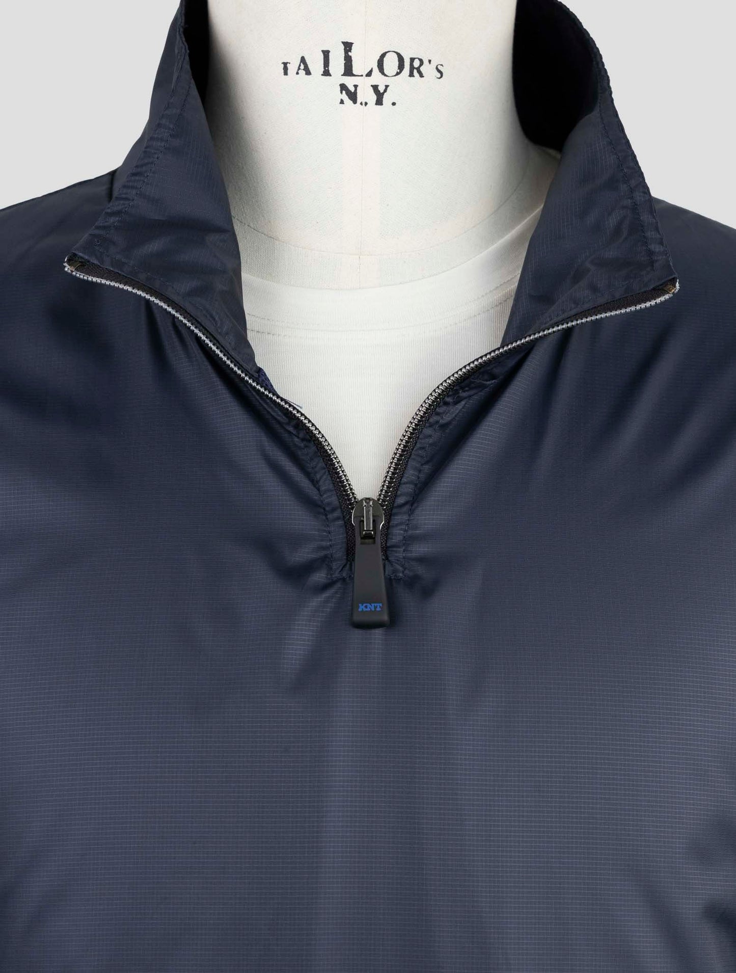 Kiton Knt Blue Pl Coat
