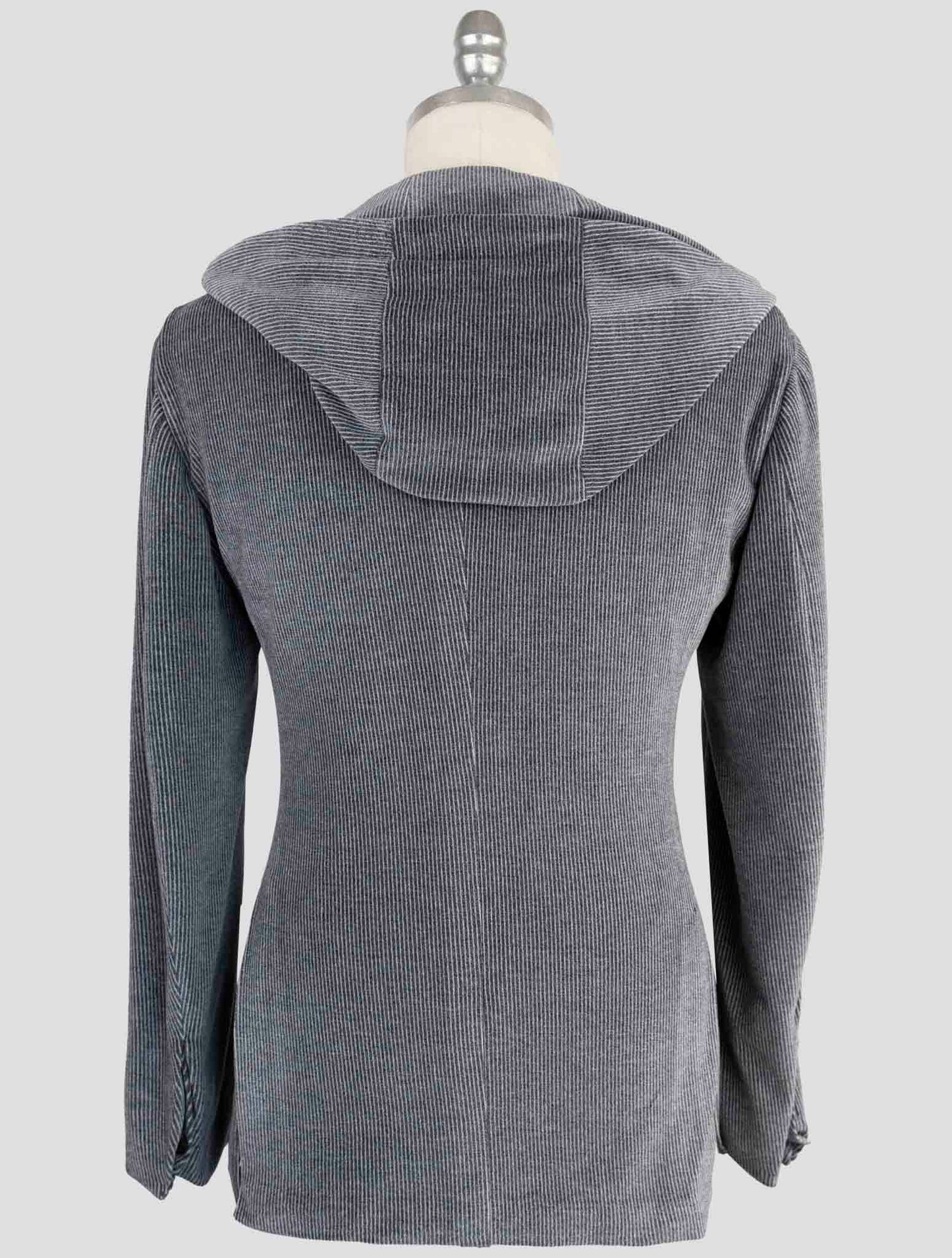 Kiton Knt Gray Cotton Pl Suit