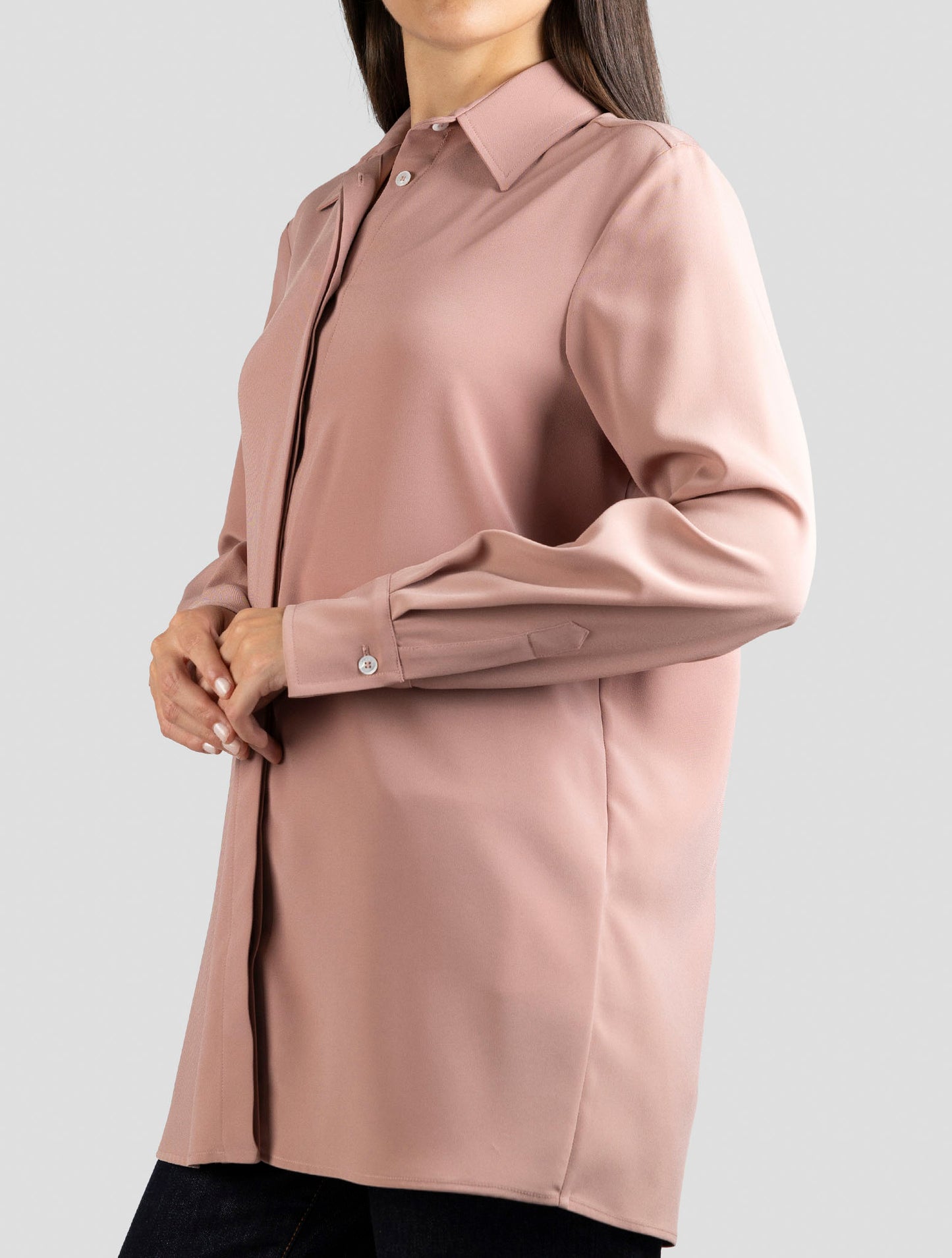 Kiton Pink Acetate Pe Shirt