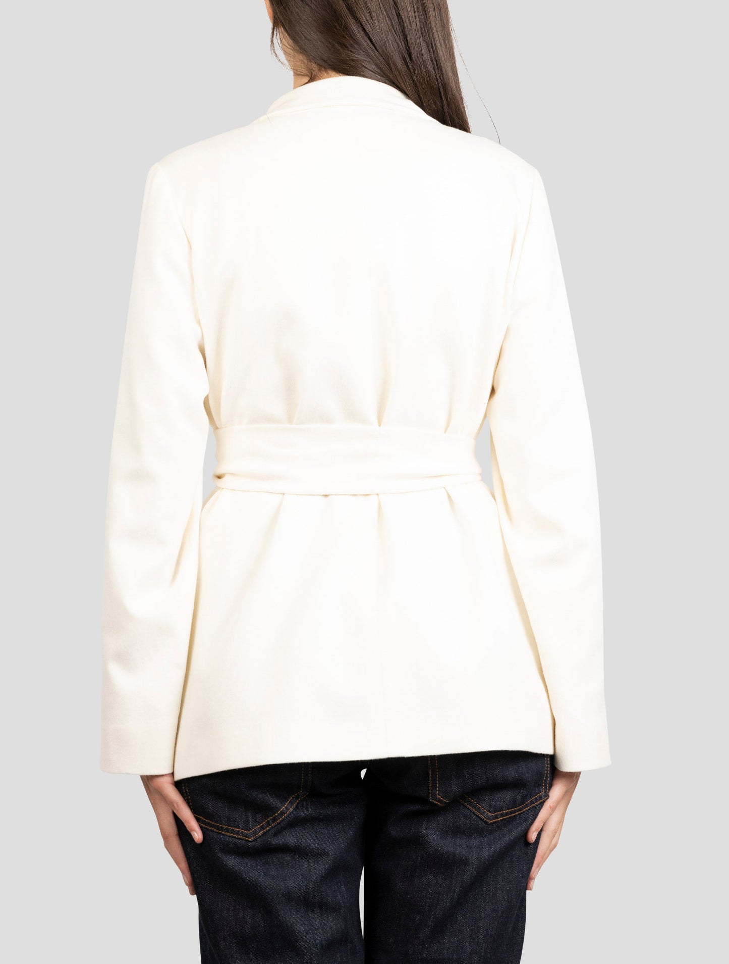Kiton White Cashmere Blazer