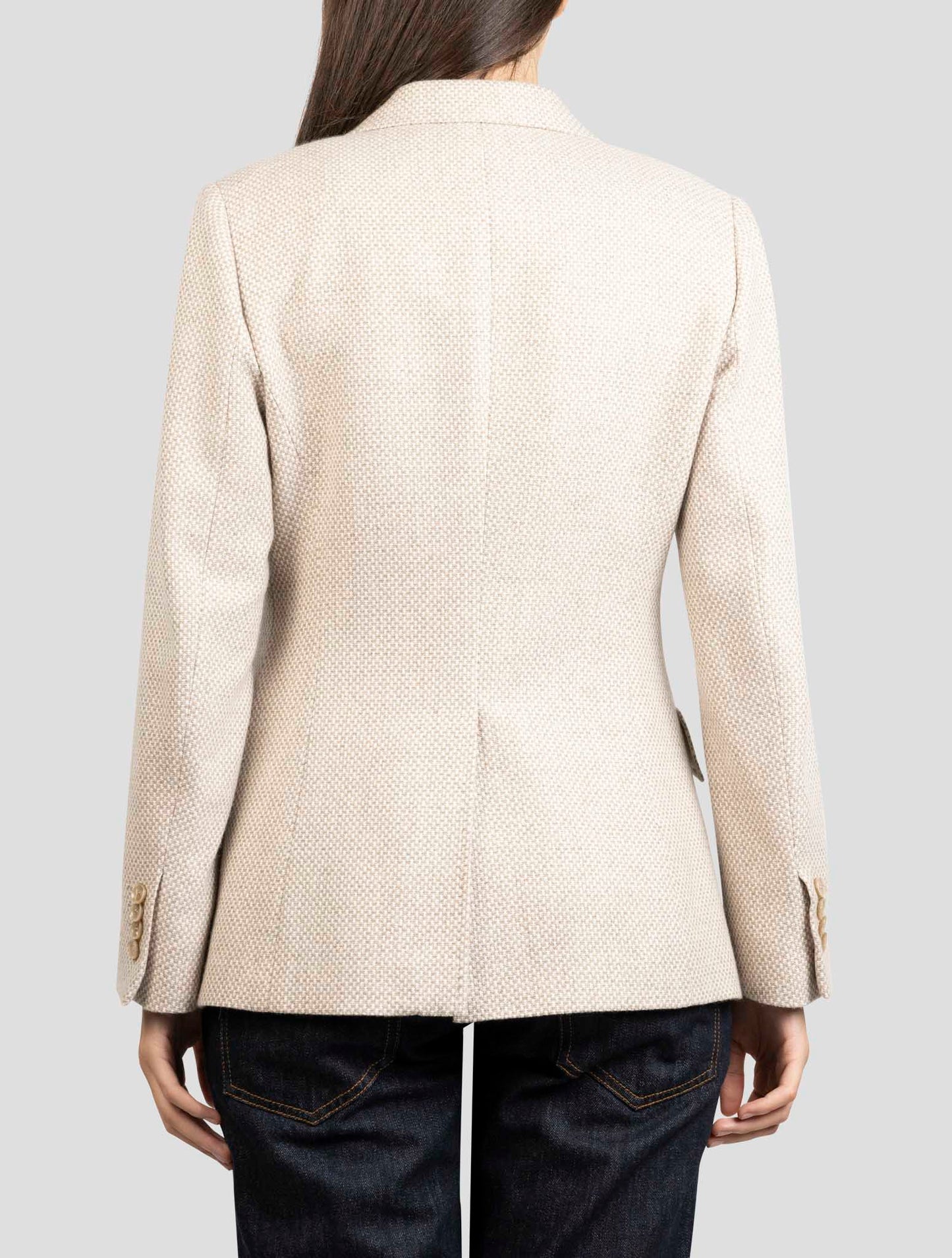 Kiton Beige Cashmere Blazer