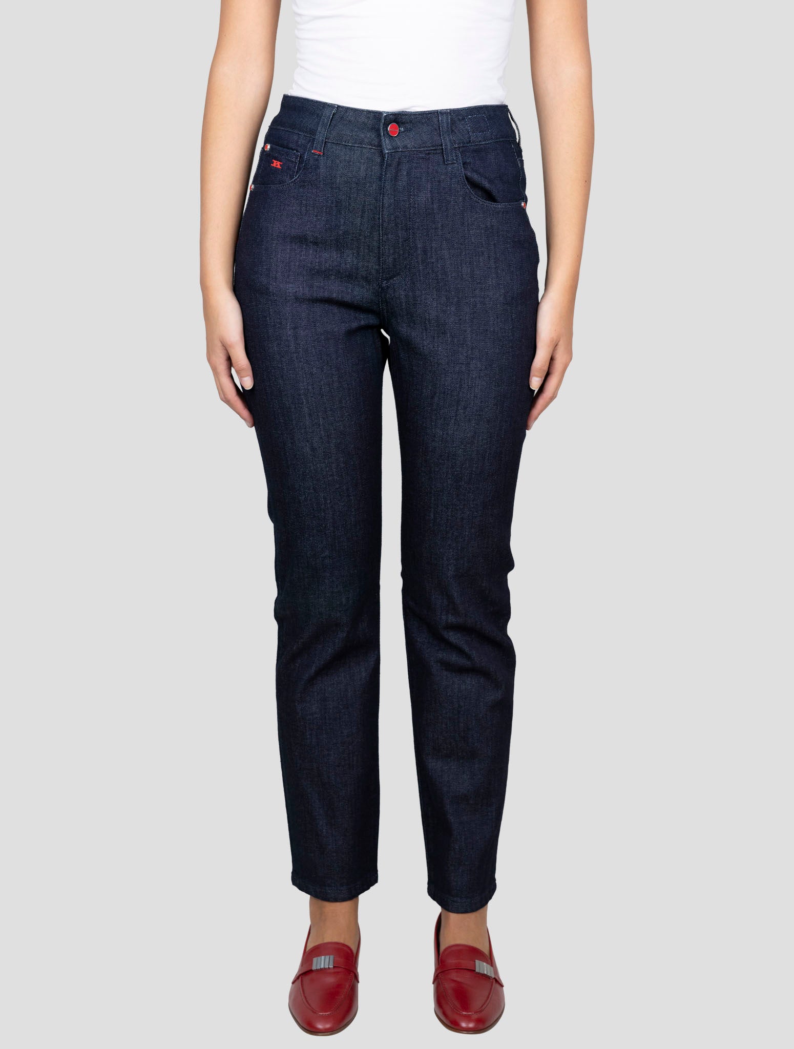 Kiton Blue Cotton Cashmere Ea Jeans