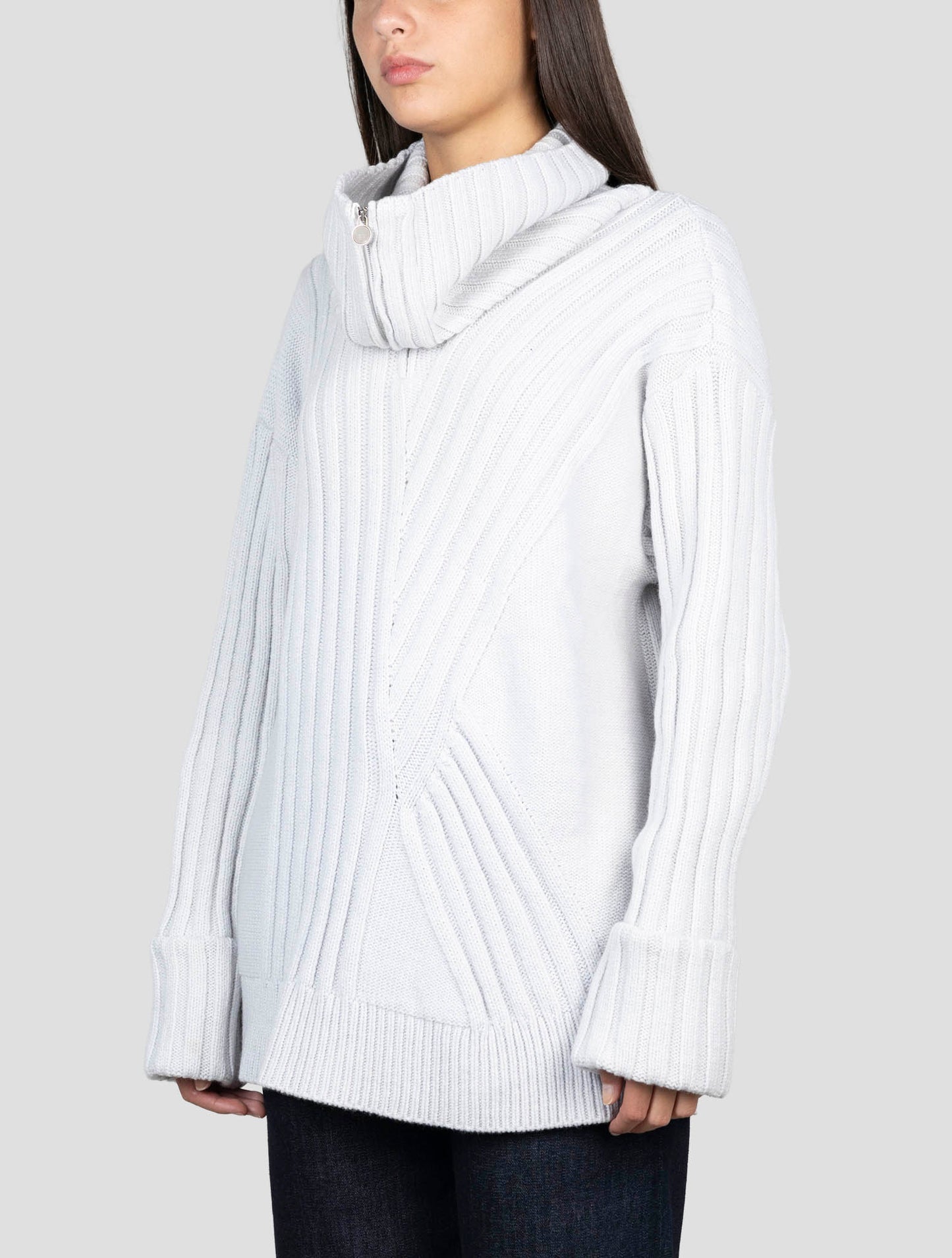Kiton Gray Cashmere Sweater Crewneck