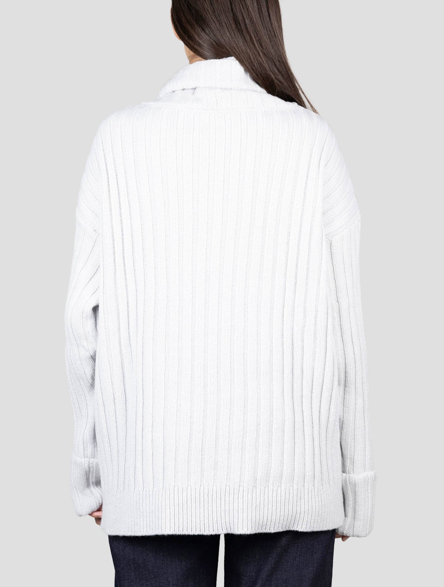 Kiton Gray Cashmere Sweater Crewneck