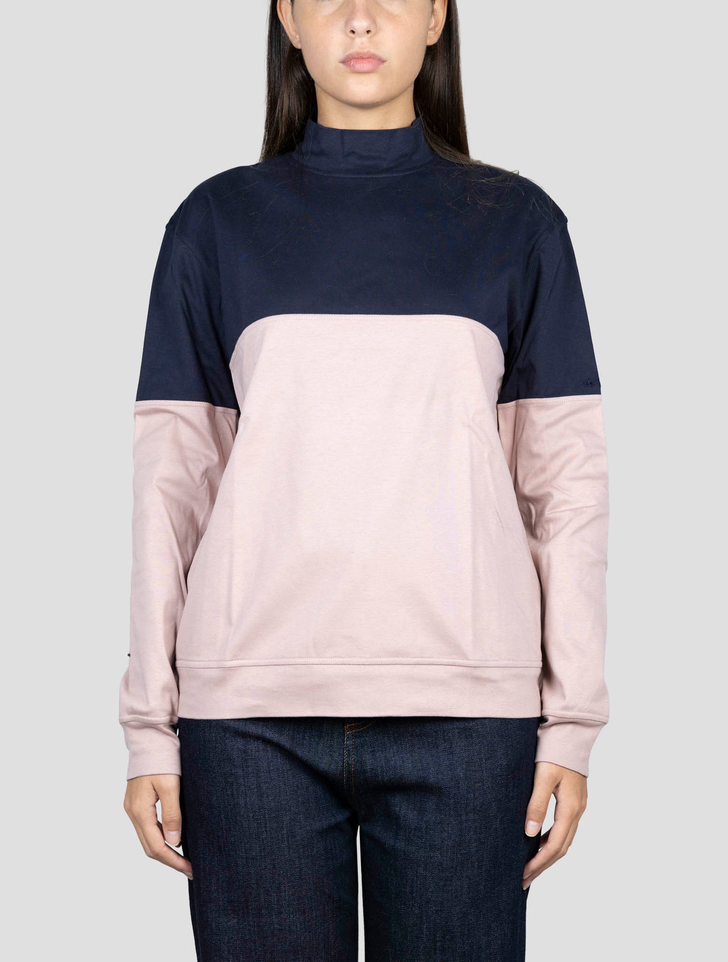 Kiton Black Cotton Sweater Crewneck