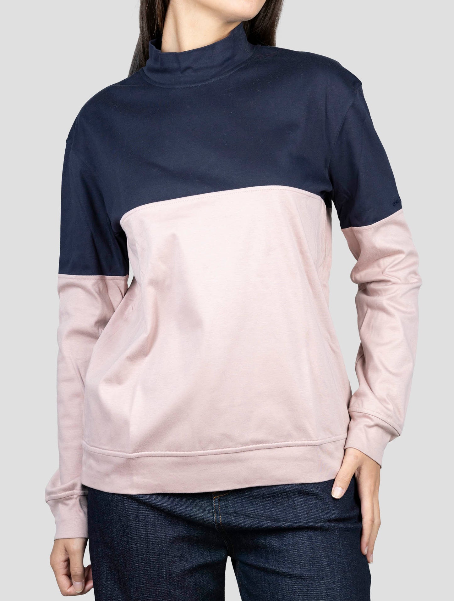 Kiton Black Cotton Sweater Crewneck
