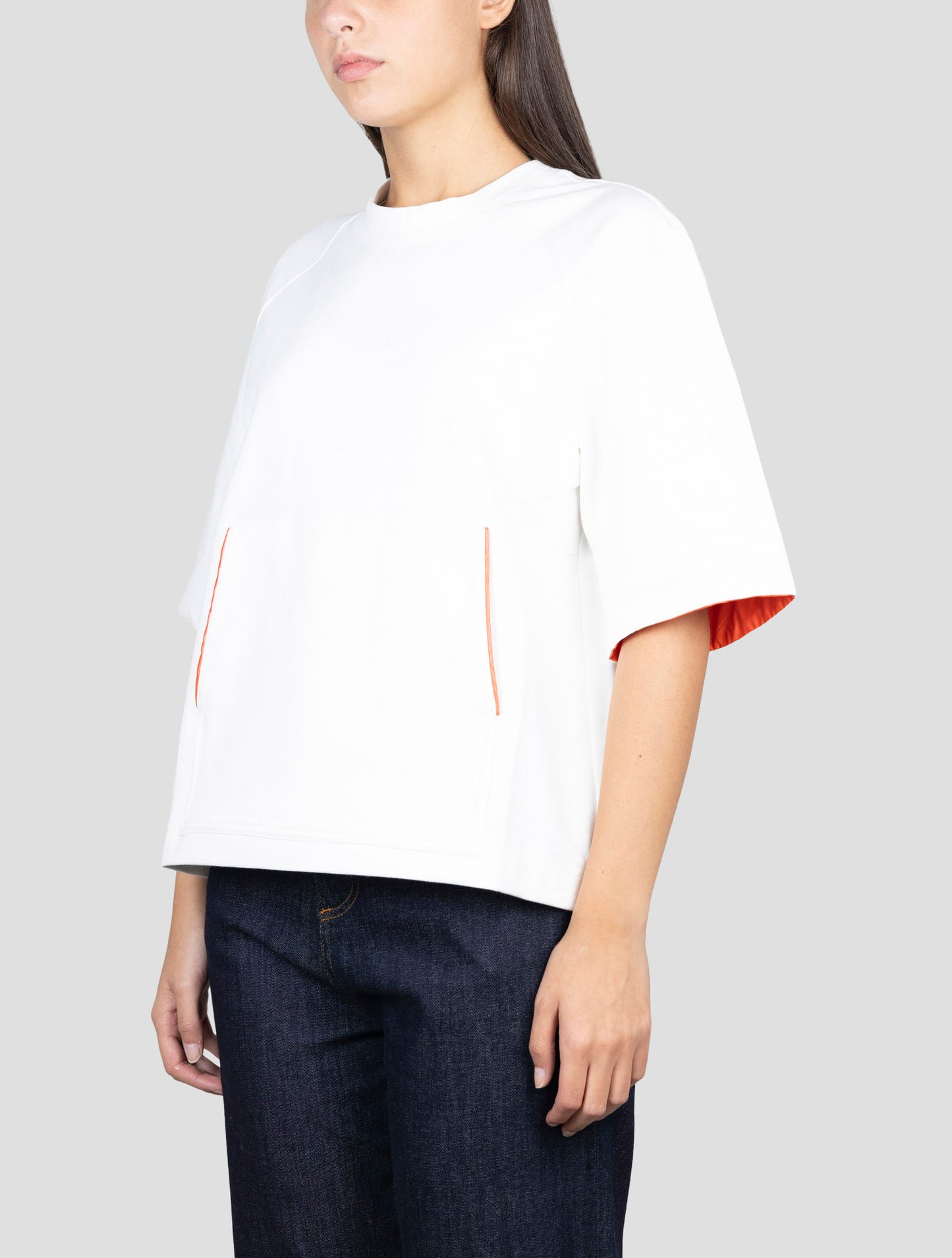 Kiton White Cotton Ea Sweater Crewneck