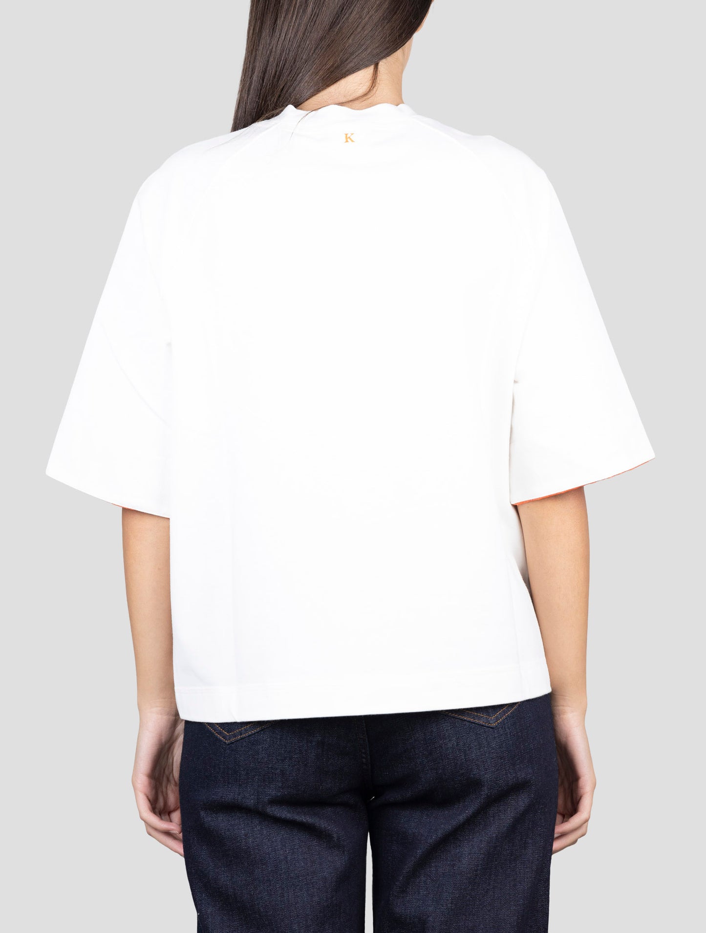 Kiton White Cotton Ea Sweater Crewneck