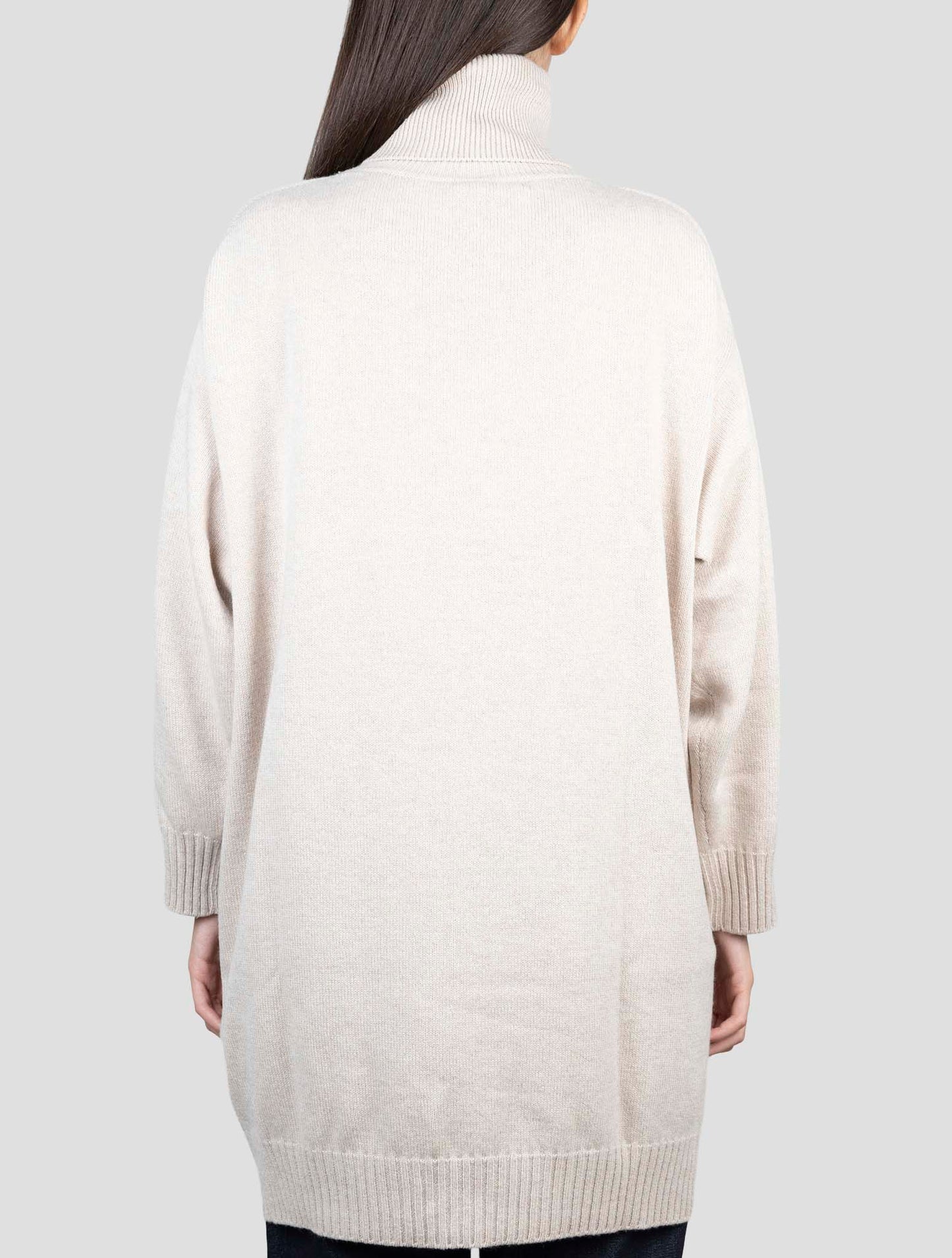 Kiton Brown Cashmere Sweater Turtleneck