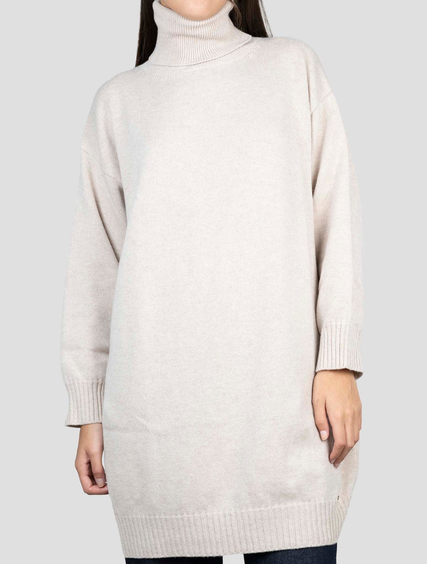 Kiton Brown Cashmere Sweater Turtleneck
