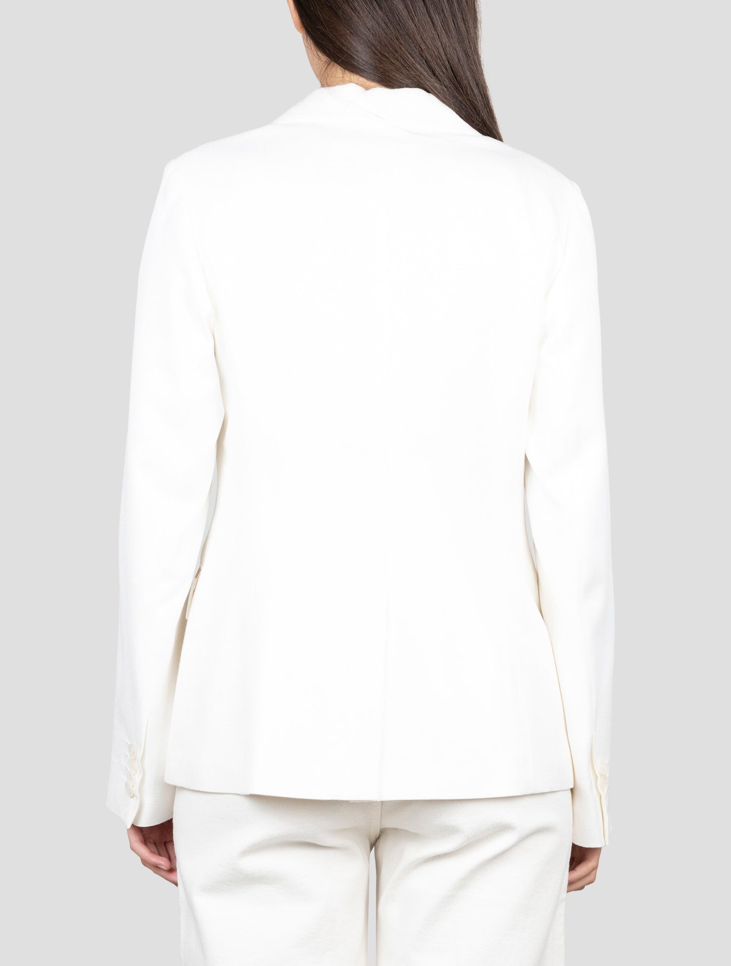 Kiton White Viscose Blazer