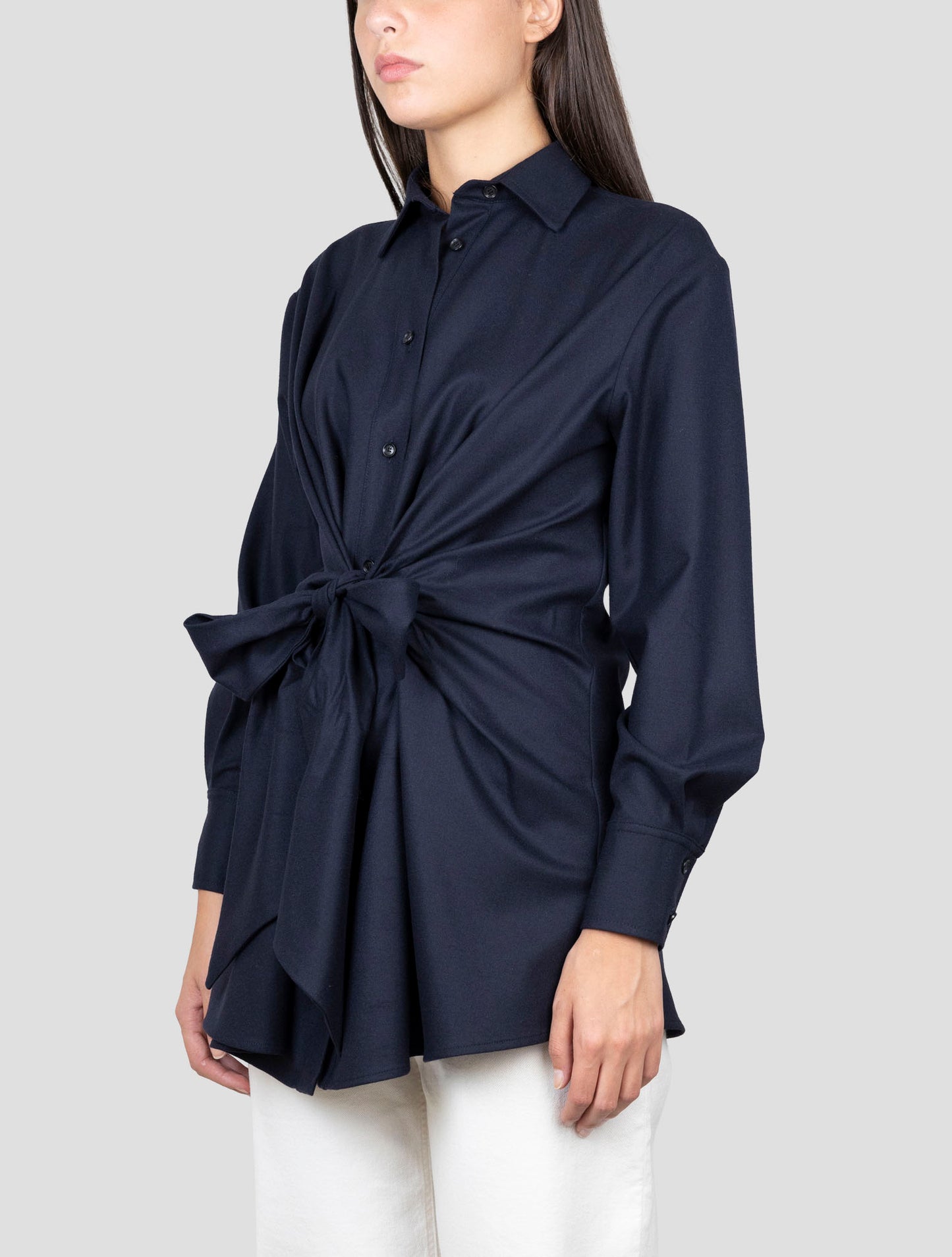 Kiton Blue Cashmere Ea Shirt
