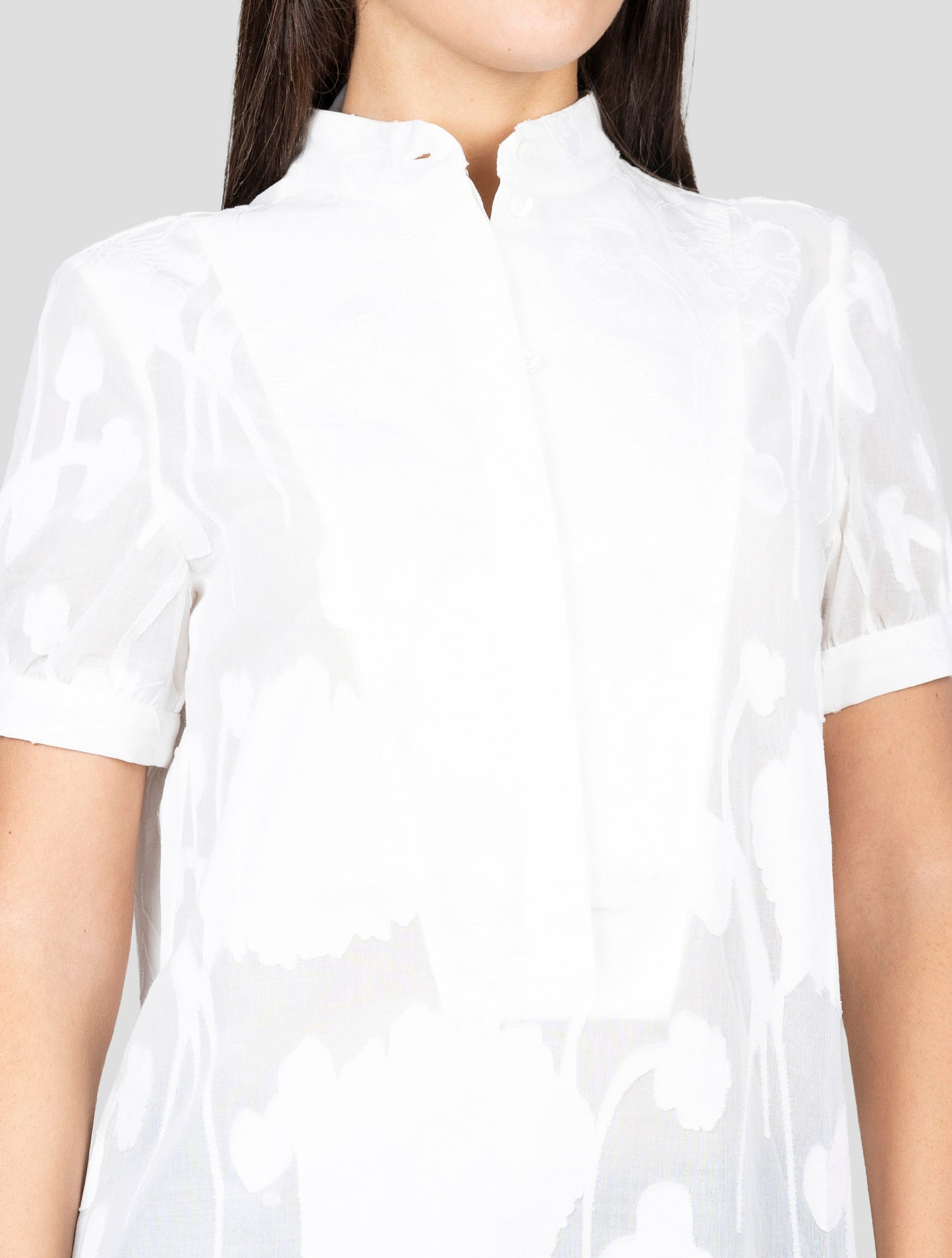 Kiton White Cotton Shirt