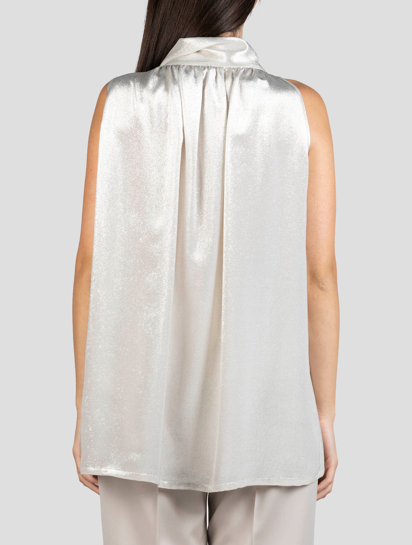 Kiton Silver Silk Pl Tank Top