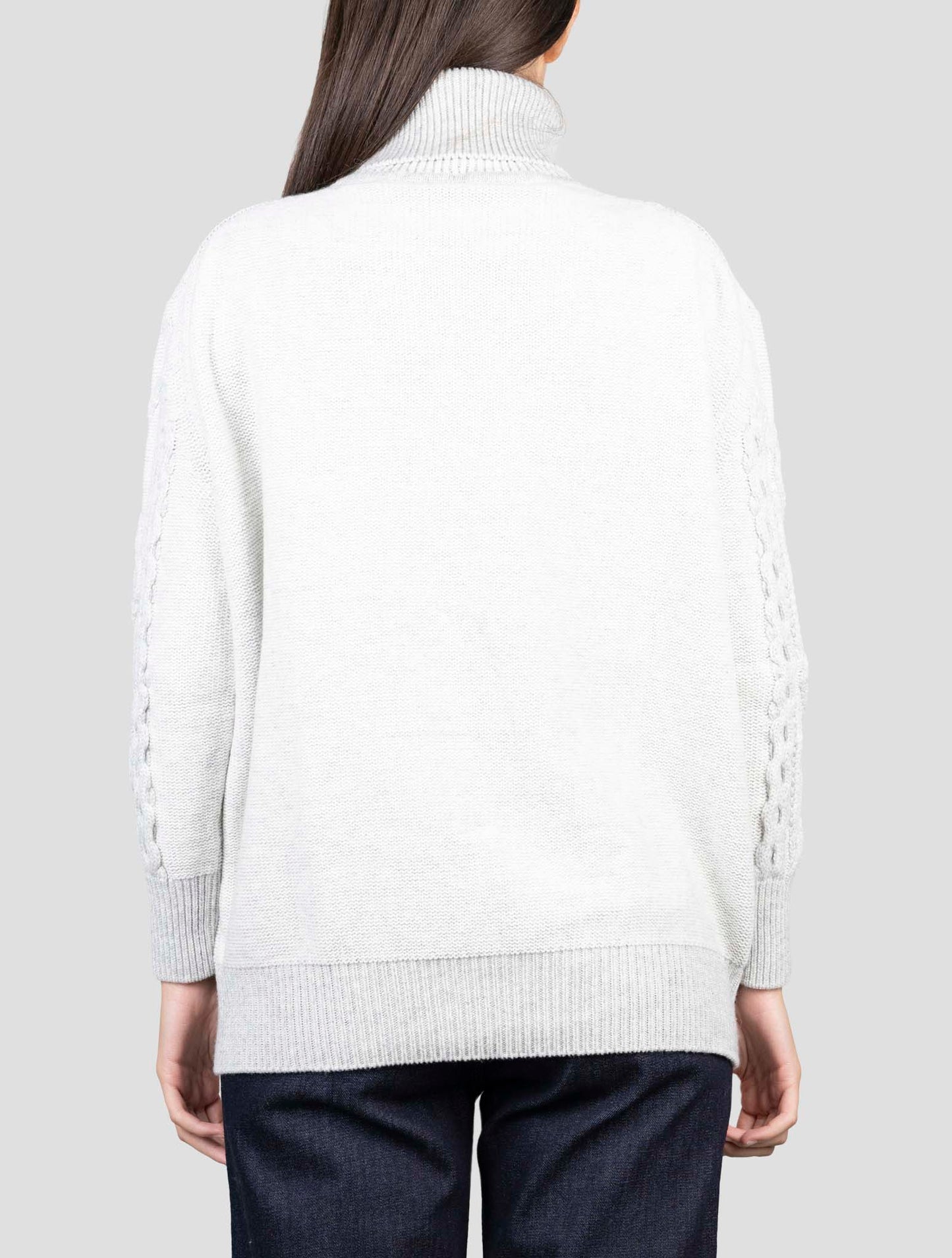 Kiton Gray Cashmere Sweater Turtleneck